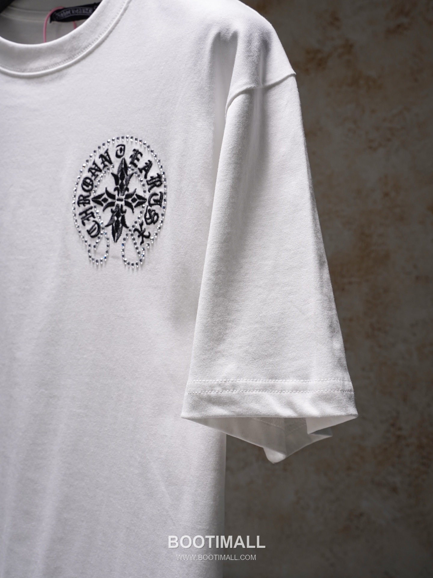 Chrome Hearts 2026 S/S Cotton Horseshoe Embroidered Crystal T-Shirt 크롬하츠 2026SS 코튼 말굽 자수 크리스탈 티셔츠 9