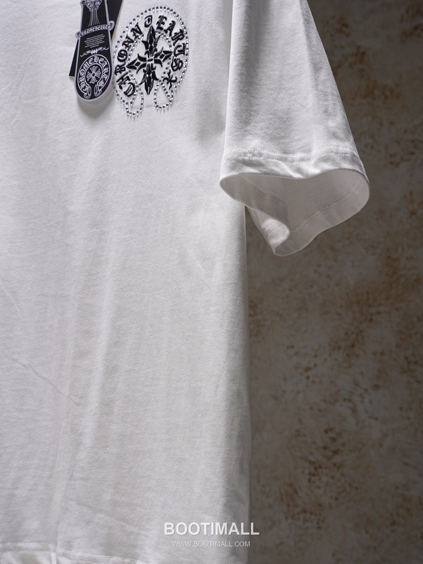 Chrome Hearts 2026 S/S Cotton Horseshoe Embroidered Crystal T-Shirt 크롬하츠 2026SS 코튼 말굽 자수 크리스탈 티셔츠 10