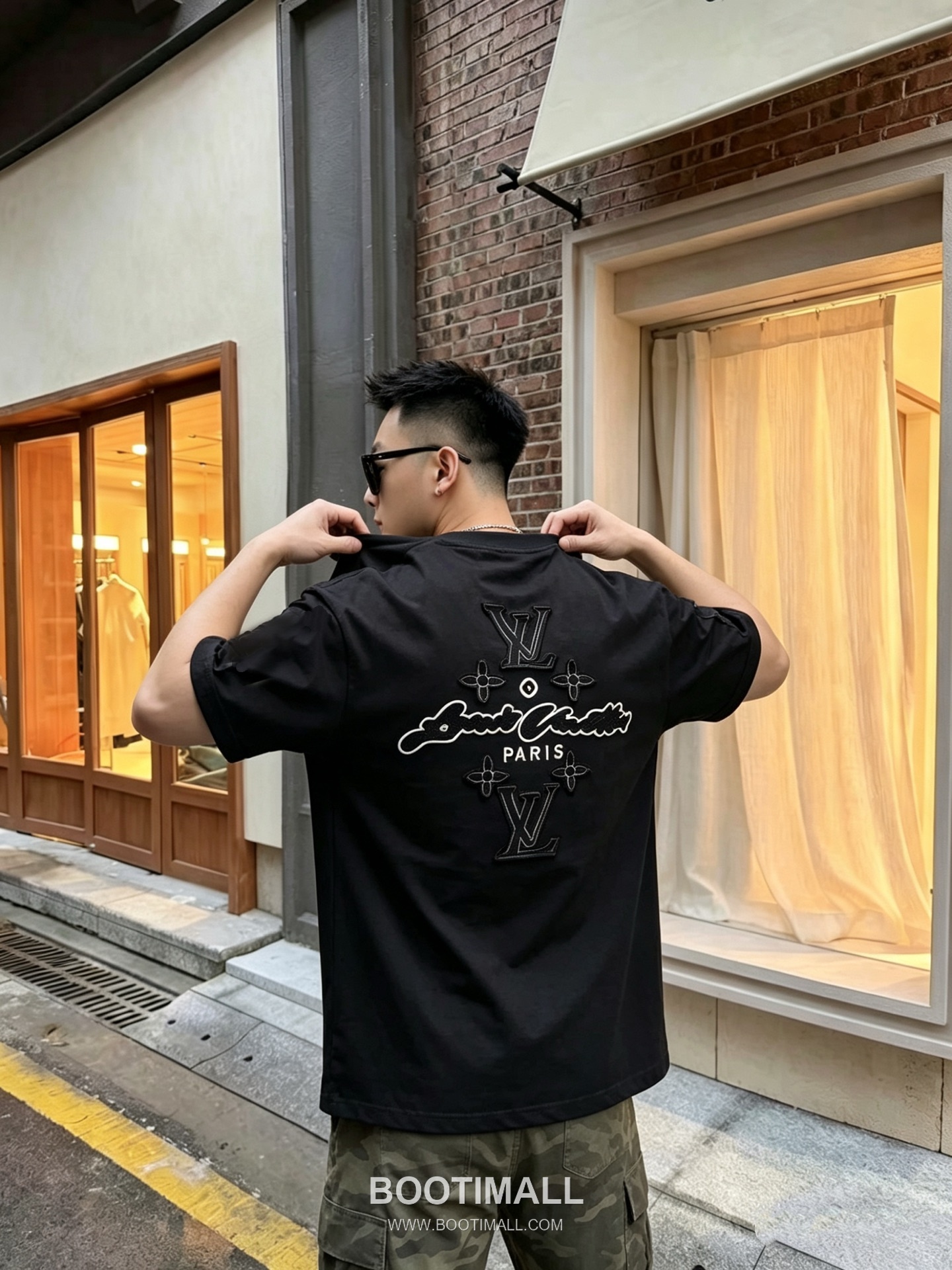 Louis Vuitton 2026 S/S Cotton Patch Embroidered Logo T-Shirt 루이비통 2026SS 코튼 패치 자수 로고 티셔츠 3