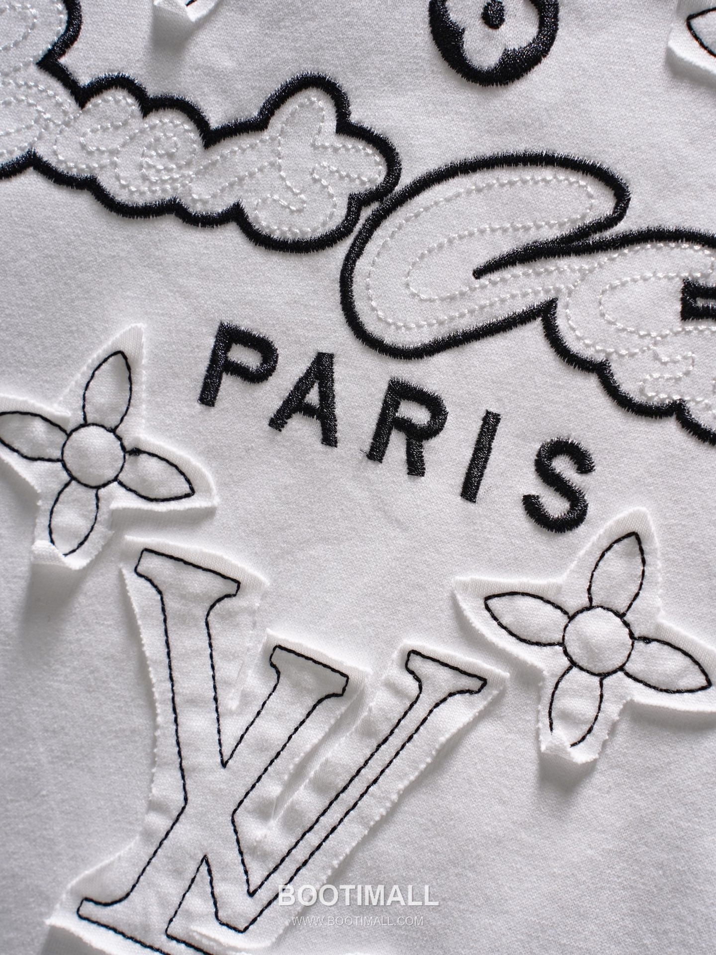 Louis Vuitton 2026 S/S Cotton Patch Embroidered Logo T-Shirt 루이비통 2026SS 코튼 패치 자수 로고 티셔츠 5