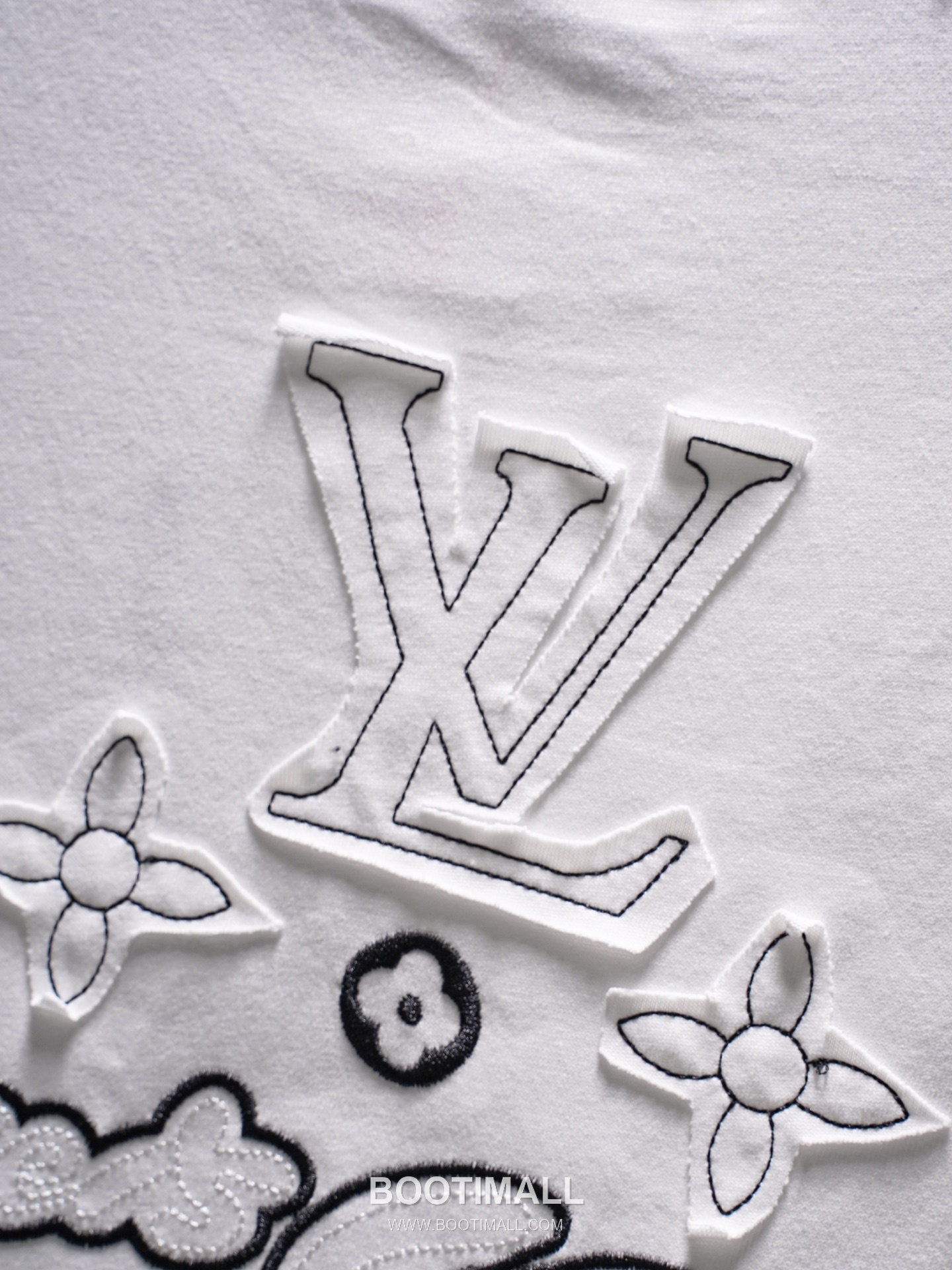 Louis Vuitton 2026 S/S Cotton Patch Embroidered Logo T-Shirt 루이비통 2026SS 코튼 패치 자수 로고 티셔츠 6