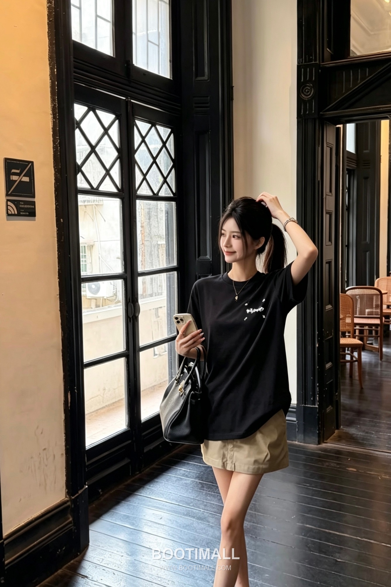 MM6 Maison Margiela 2026 S/S Cotton Embroidered Distressed T-Shirt MM6메종마르지엘라 2026SS 코튼 자수 디스트로이드 티셔츠 1