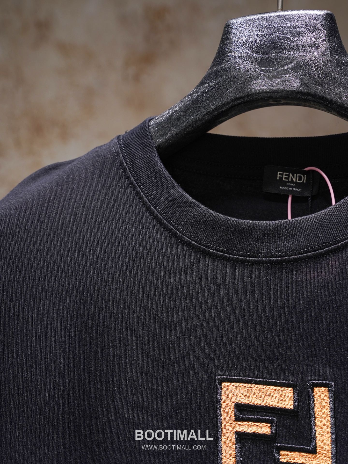 Fendi 2026 S/S Cotton FF Logo Embroidered T-Shirt 펜디 2026SS 코튼 FF 로고 자수 티셔츠 10