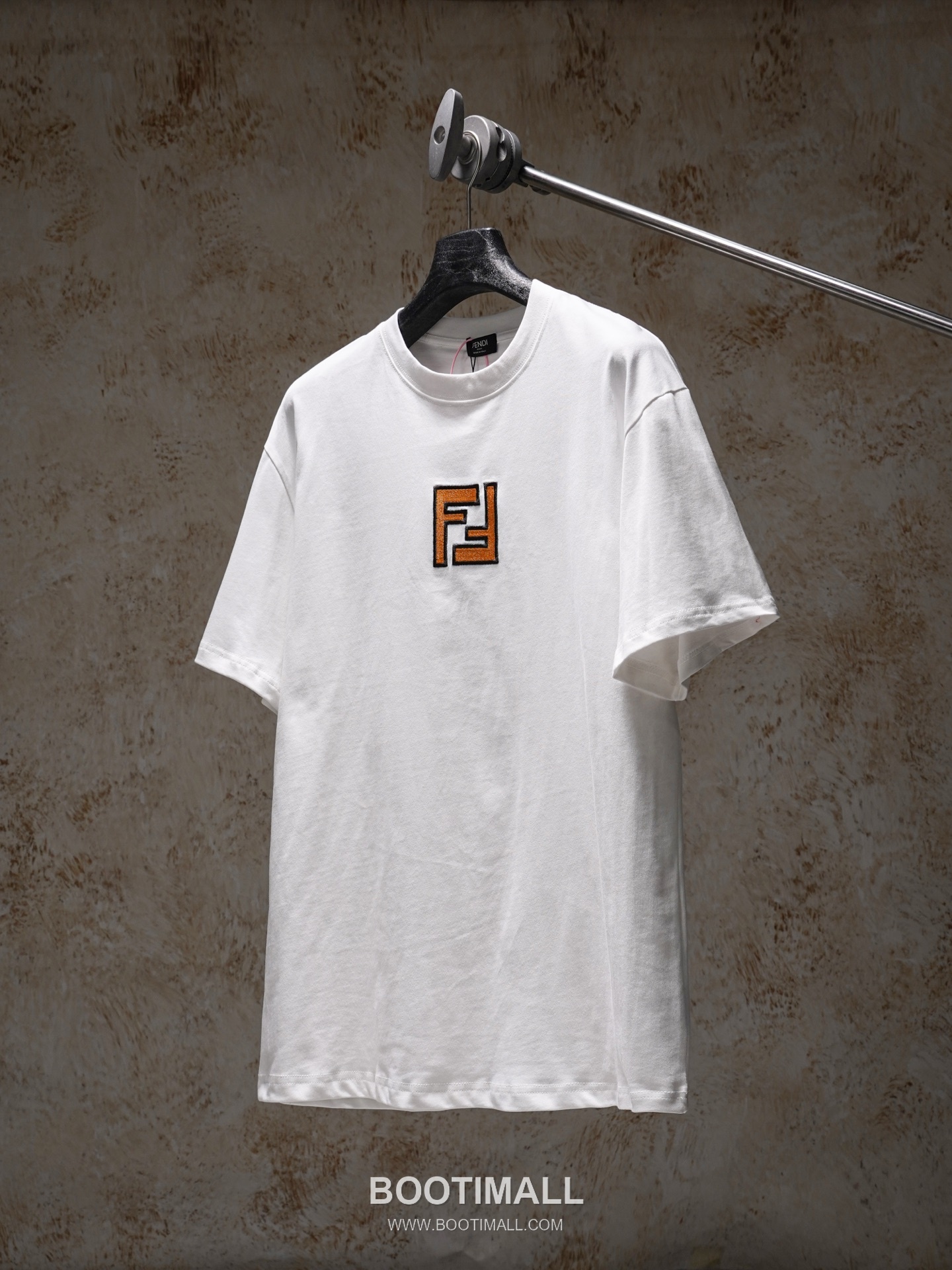 Fendi 2026 S/S Cotton FF Logo Embroidered T-Shirt 펜디 2026SS 코튼 FF 로고 자수 티셔츠 1