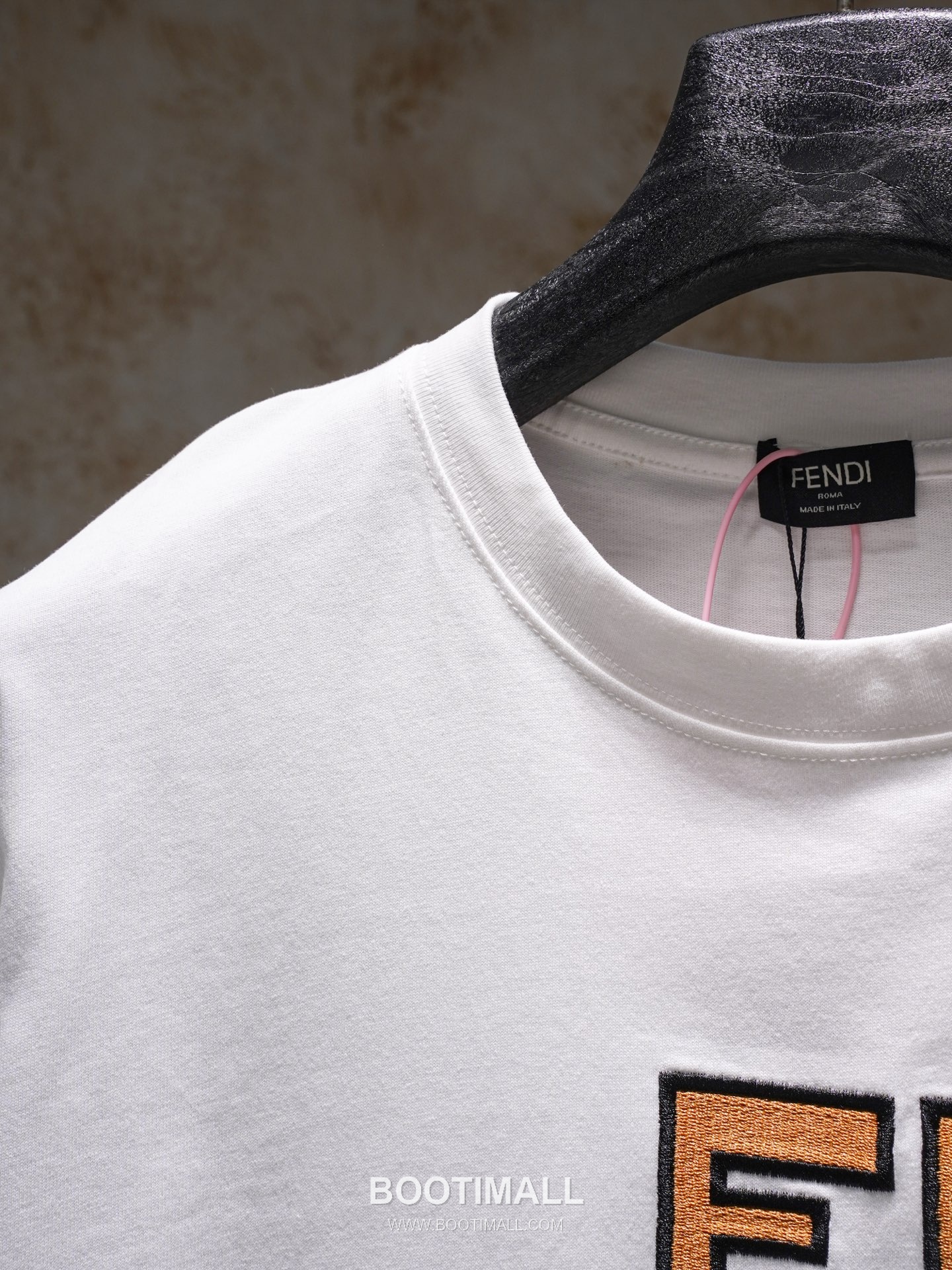 Fendi 2026 S/S Cotton FF Logo Embroidered T-Shirt 펜디 2026SS 코튼 FF 로고 자수 티셔츠 7