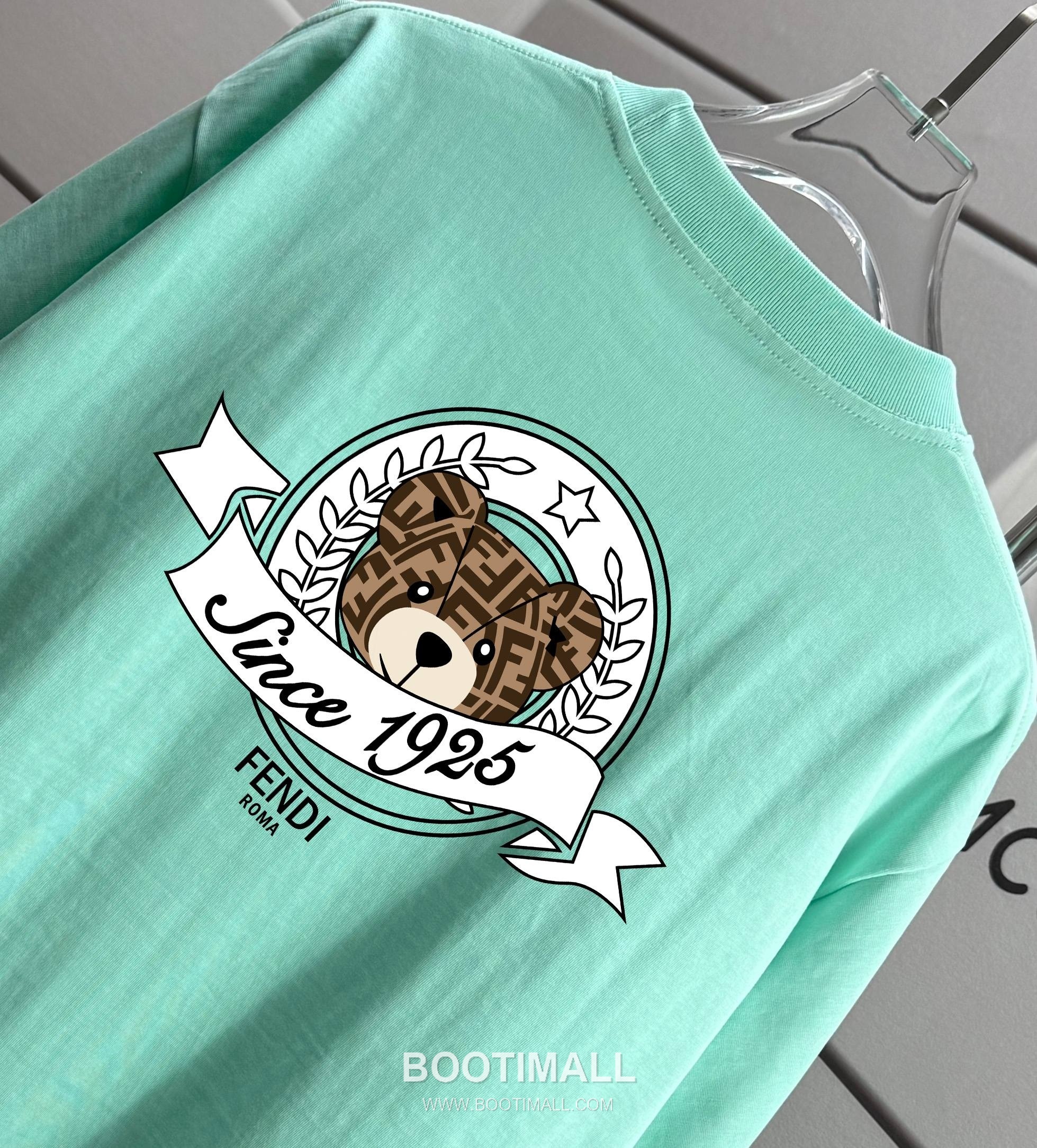 Fendi 2026 S/S Cotton Graphic Print Logo T-Shirt 펜디 2026SS 코튼 그래픽 프린트 로고 티셔츠 7