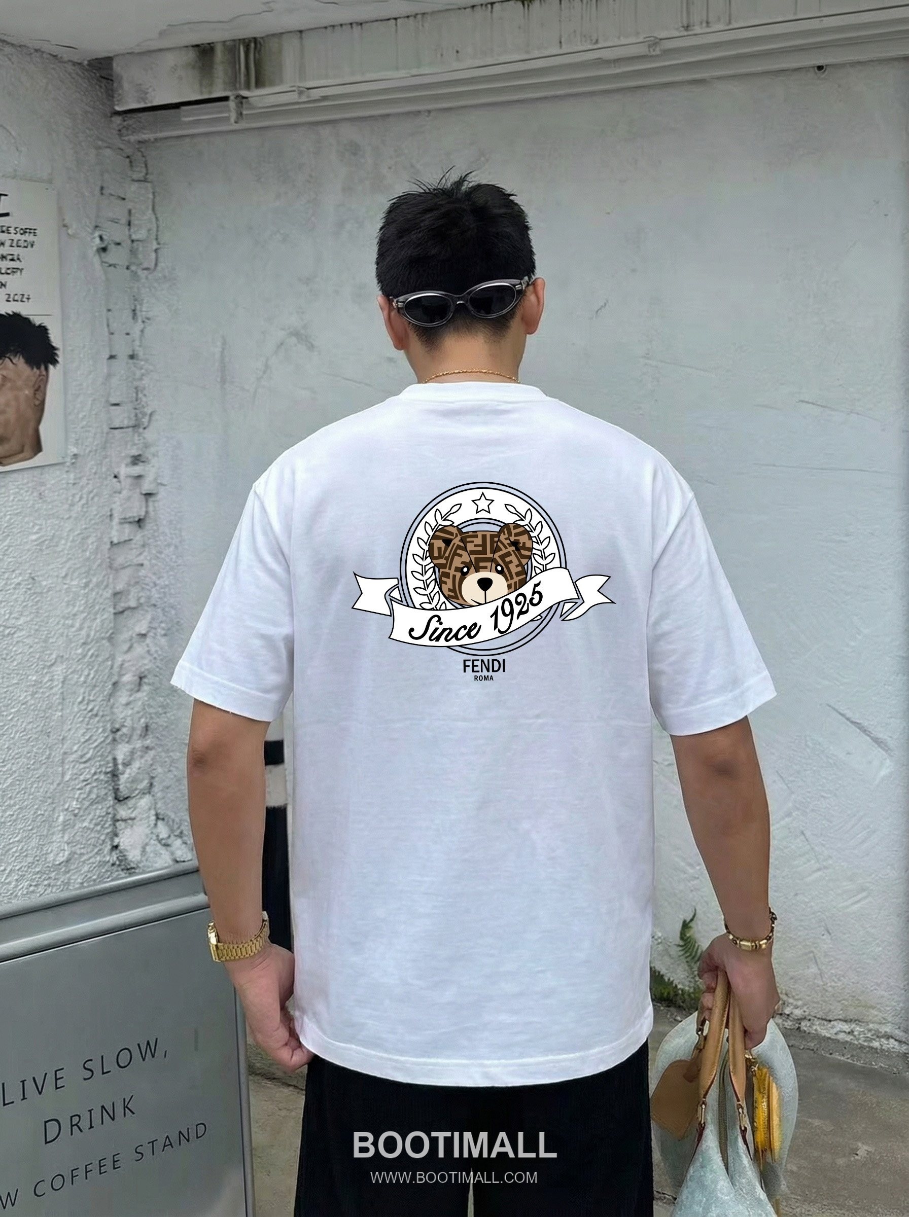 Fendi 2026 S/S Cotton Graphic Print Logo T-Shirt 펜디 2026SS 코튼 그래픽 프린트 로고 티셔츠 4