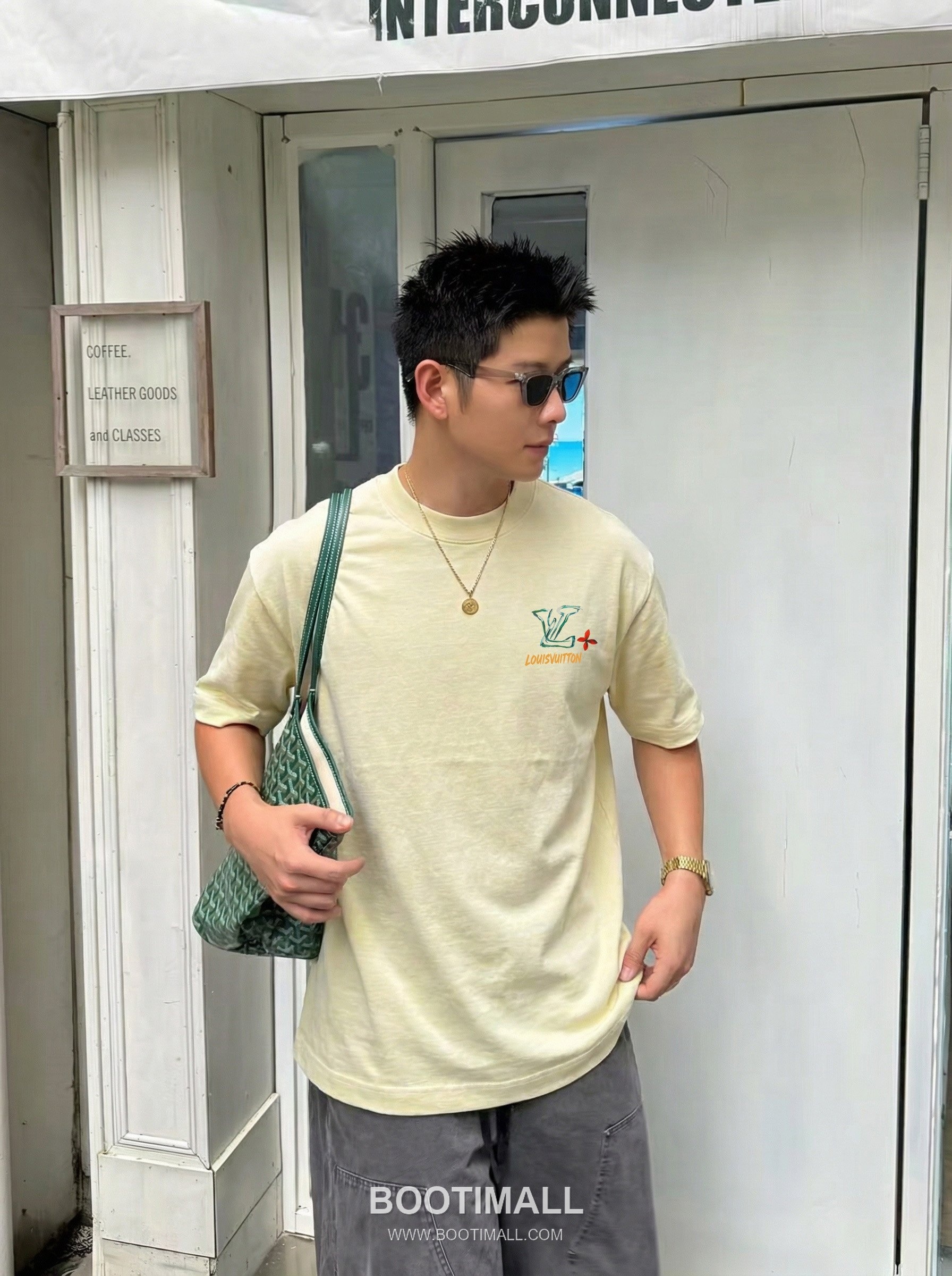 Louis Vuitton 2026 S/S Cotton Letter Print Logo T-Shirt 루이비통 2026SS 코튼 레터 프린트 로고 티셔츠 2