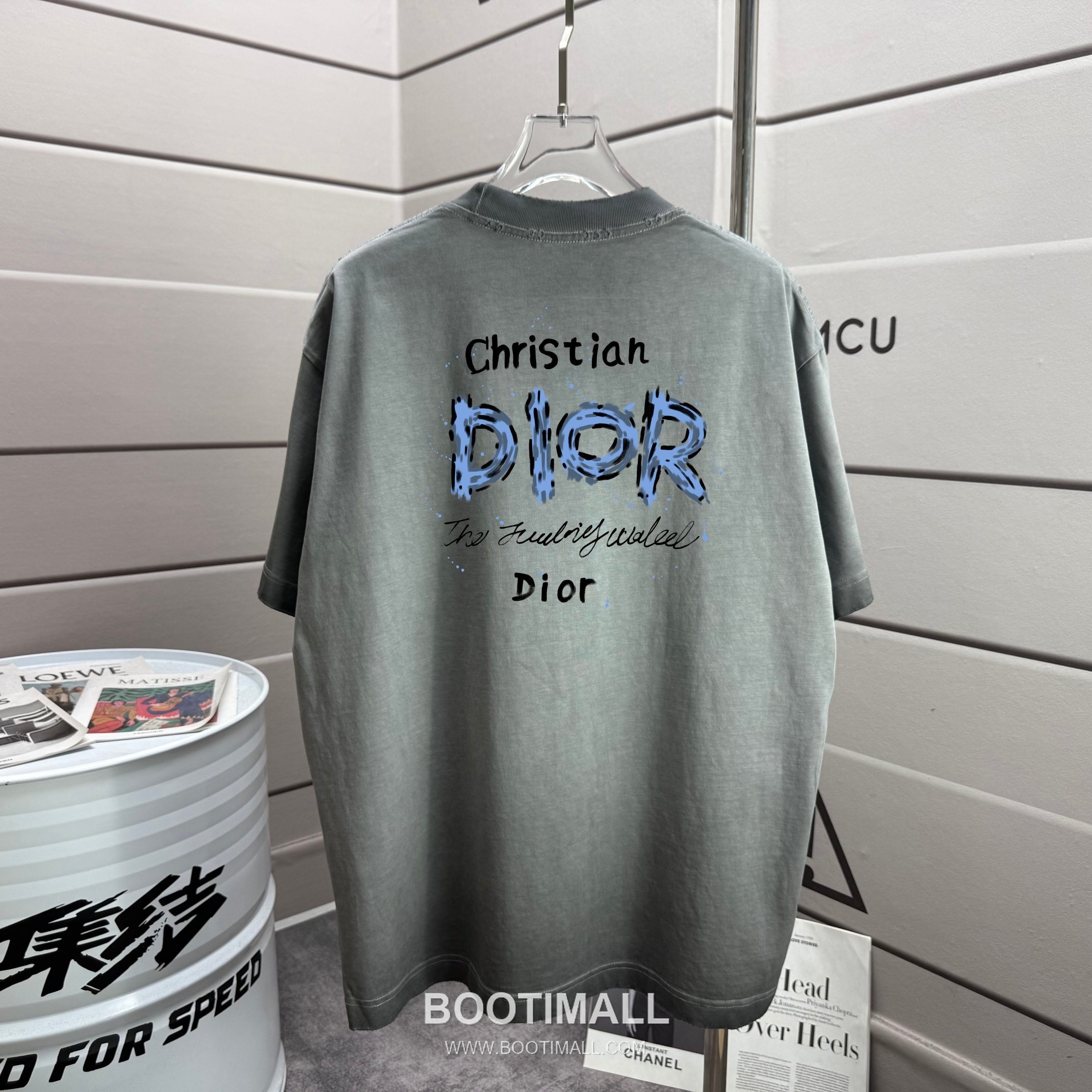 Dior 2026 S/S Cotton Washed Distressed T-Shirt 디올 2026SS 코튼 워싱 디스트로이드 티셔츠 1