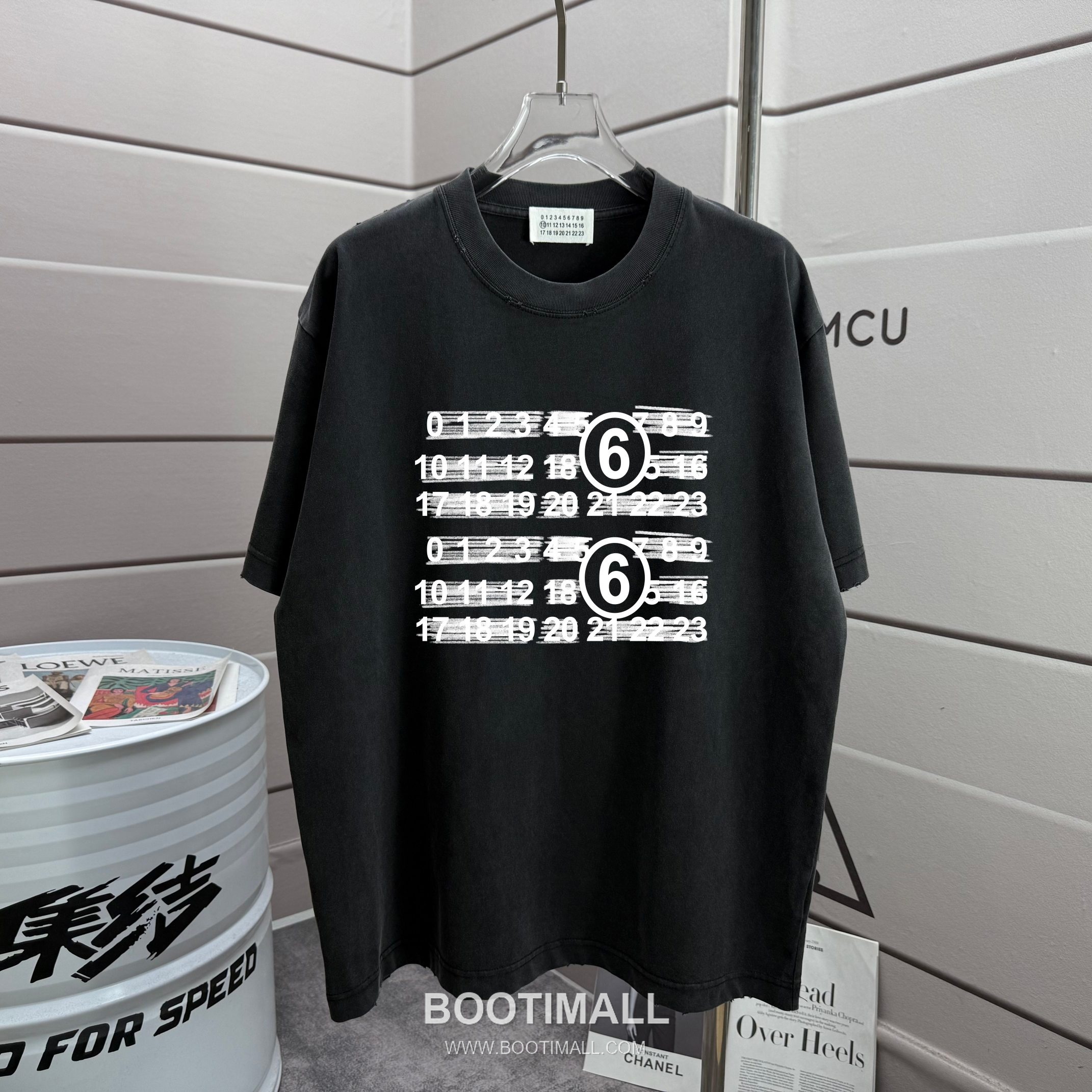 MM6 Maison Margiela 2026 S/S Cotton Washed Distressed T-Shirt MM6메종마르지엘라 2026SS 코튼 워싱 디스트로이드 티셔츠 1