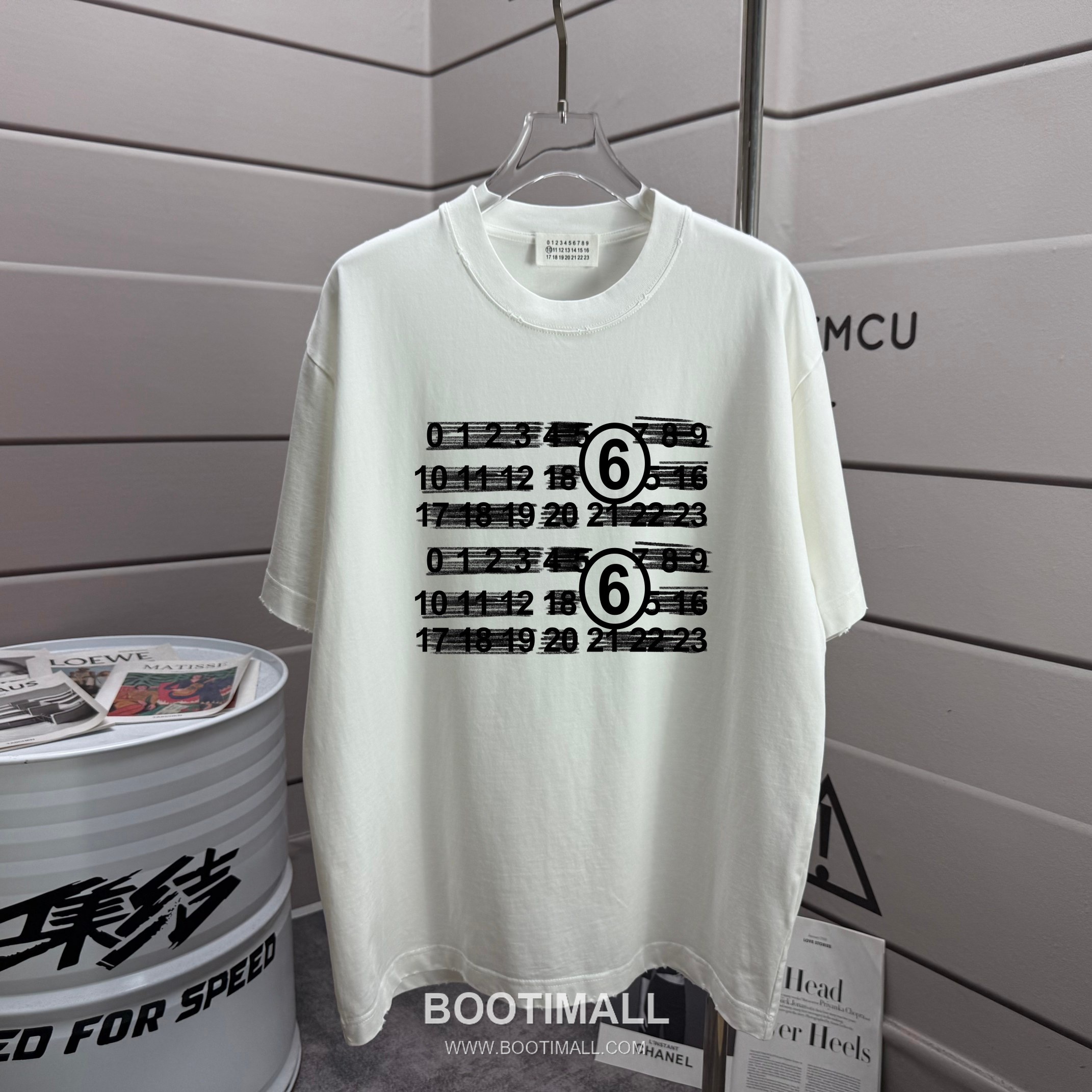 MM6 Maison Margiela 2026 S/S Cotton Washed Distressed T-Shirt MM6메종마르지엘라 2026SS 코튼 워싱 디스트로이드 티셔츠 1