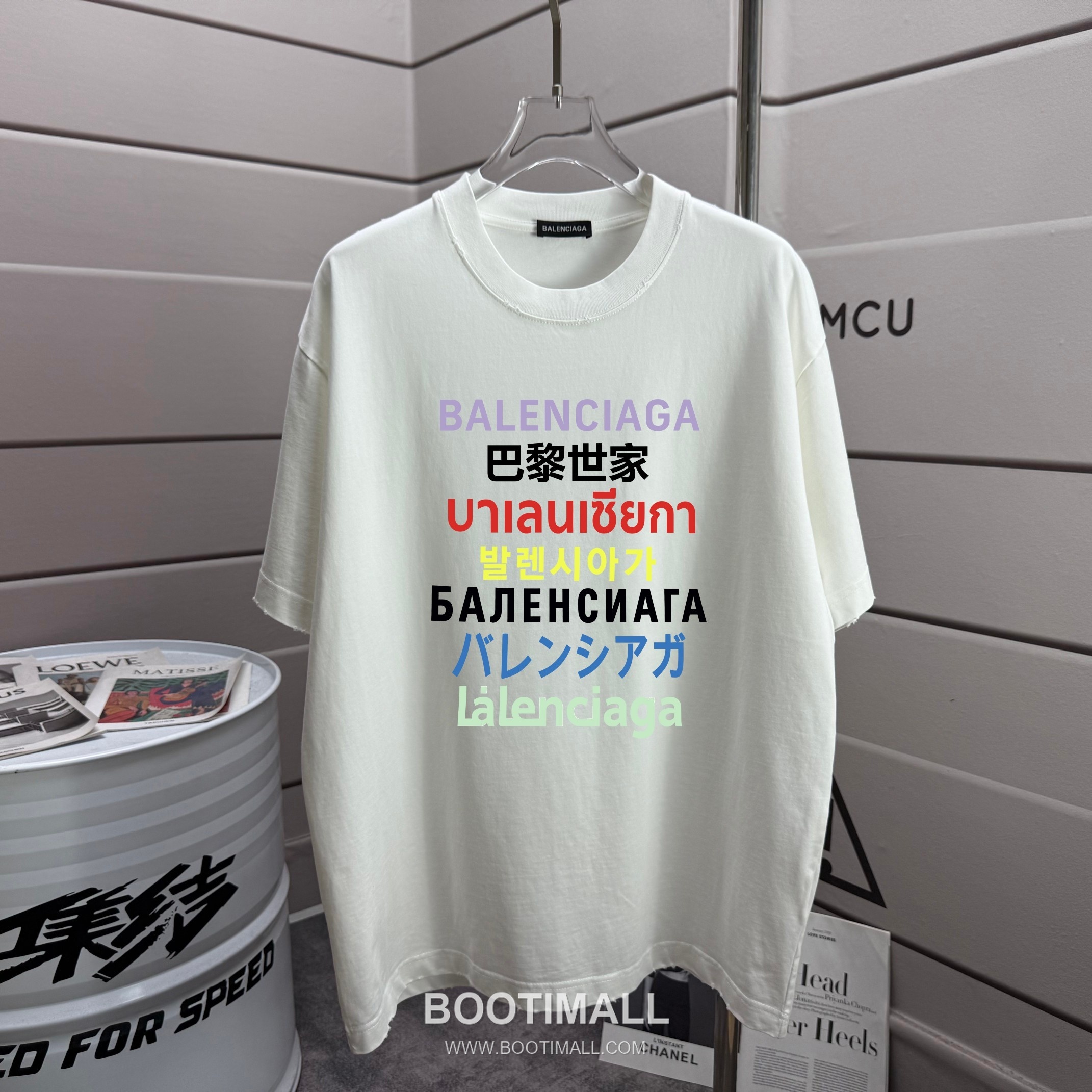 Balenciaga 2026 S/S Cotton Washed Distressed T-Shirt 발렌시아가 2026SS 코튼 워싱 디스트로이드 티셔츠 1