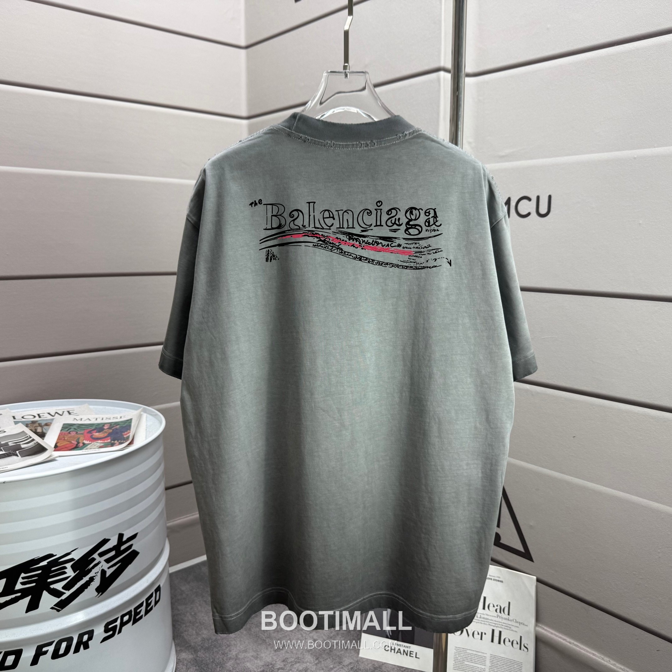 Balenciaga 2026 S/S Cotton Distressed Washed T-Shirt 발렌시아가 2026SS 코튼 디스트로이드 워싱 티셔츠 1