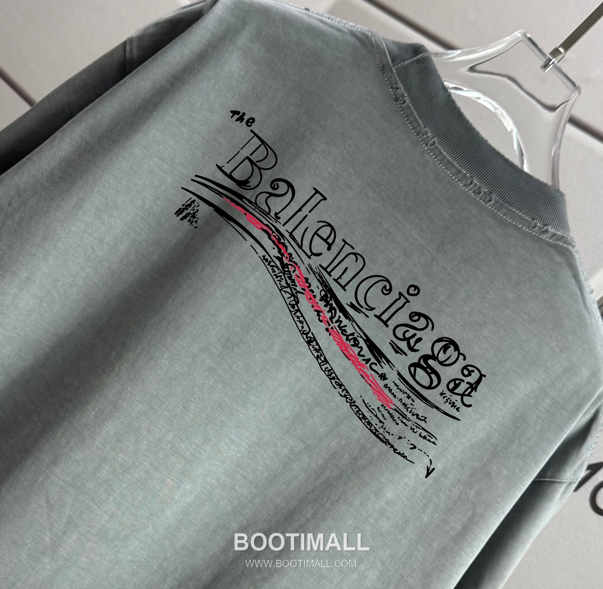 Balenciaga 2026 S/S Cotton Distressed Washed T-Shirt 발렌시아가 2026SS 코튼 디스트로이드 워싱 티셔츠 3