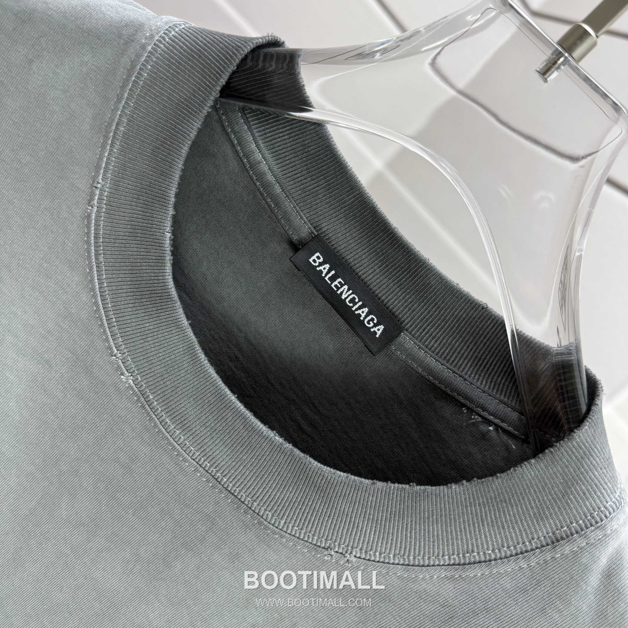 Balenciaga 2026 S/S Cotton Distressed Washed T-Shirt 발렌시아가 2026SS 코튼 디스트로이드 워싱 티셔츠 5