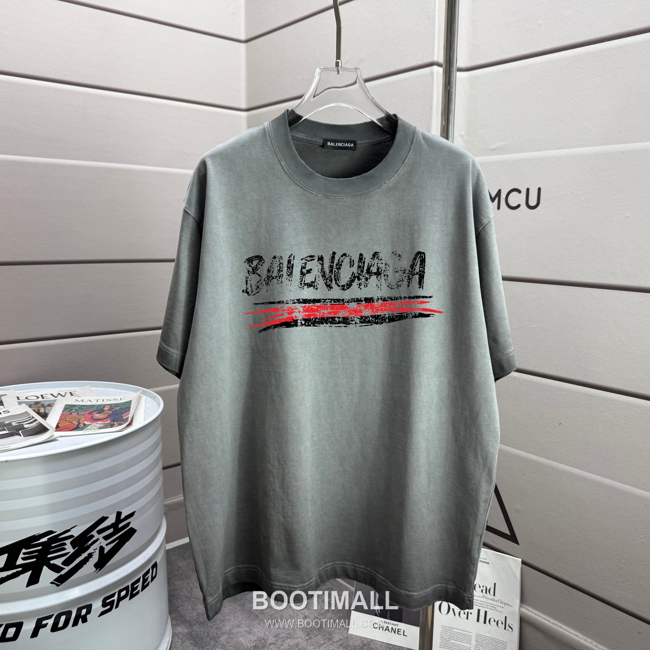 Balenciaga 2026 S/S Cotton Distressed Washed T-Shirt 발렌시아가 2026SS 코튼 디스트로이드 워싱 티셔츠 1