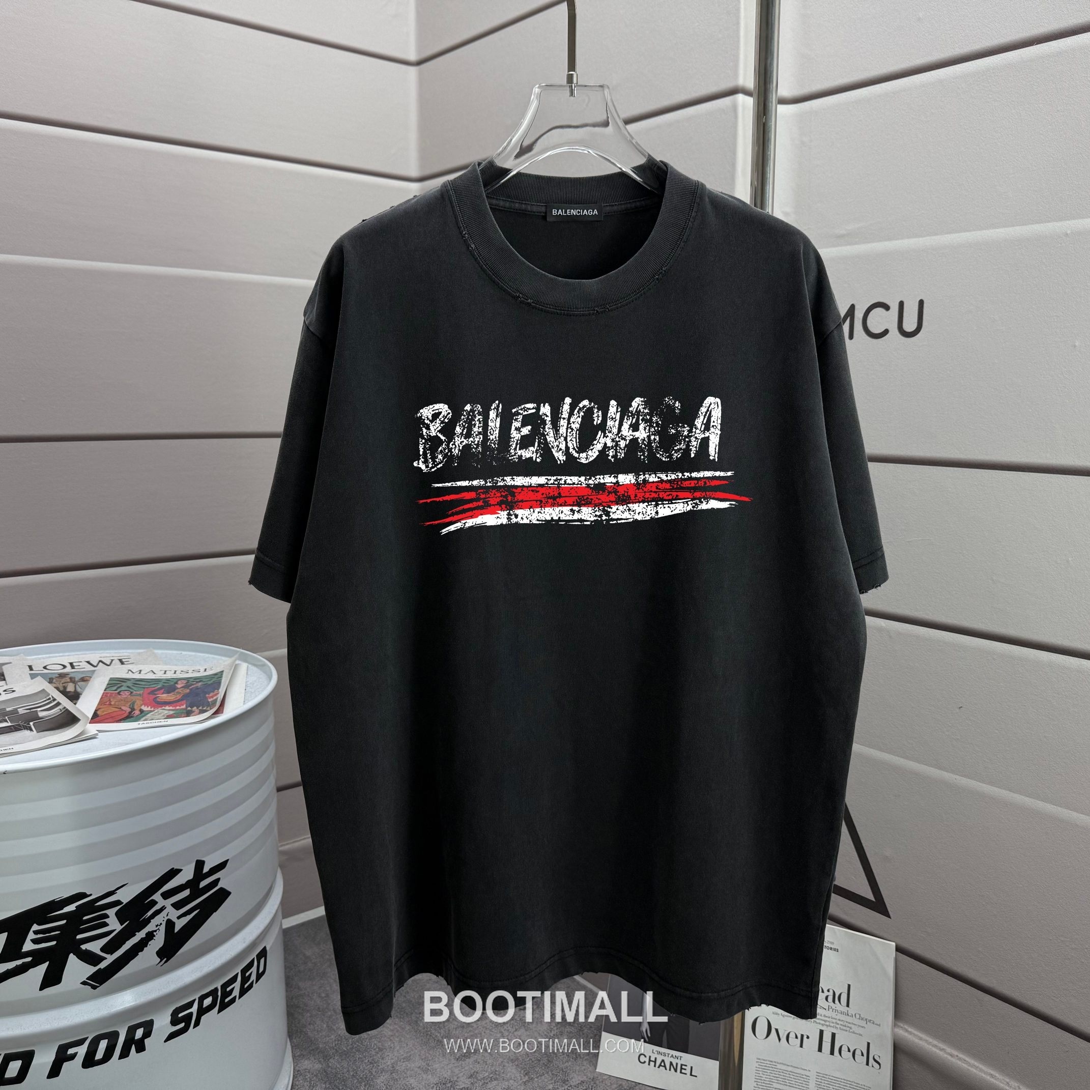 Balenciaga 2026 S/S Cotton Distressed Washed T-Shirt 발렌시아가 2026SS 코튼 디스트로이드 워싱 티셔츠 1