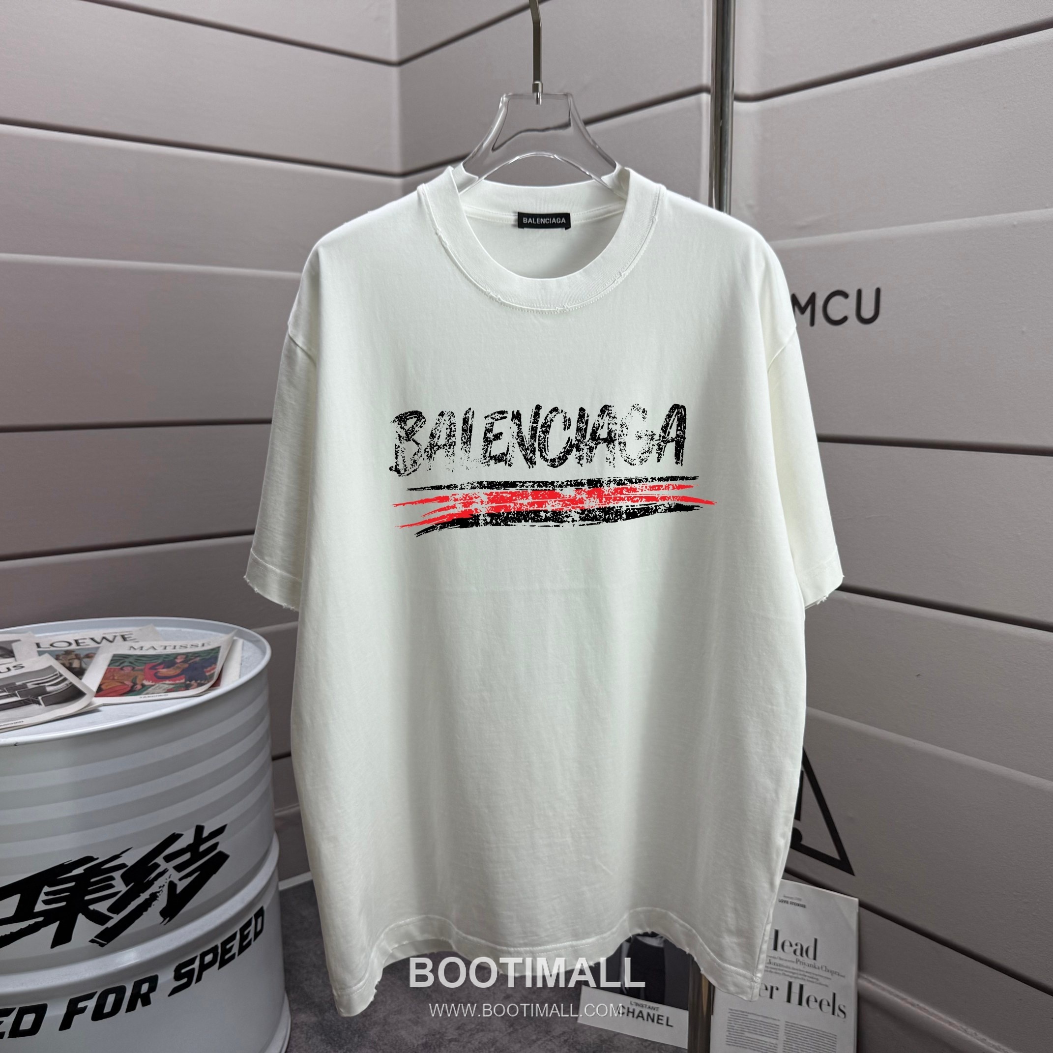 Balenciaga 2026 S/S Cotton Distressed Washed T-Shirt 발렌시아가 2026SS 코튼 디스트로이드 워싱 티셔츠 1