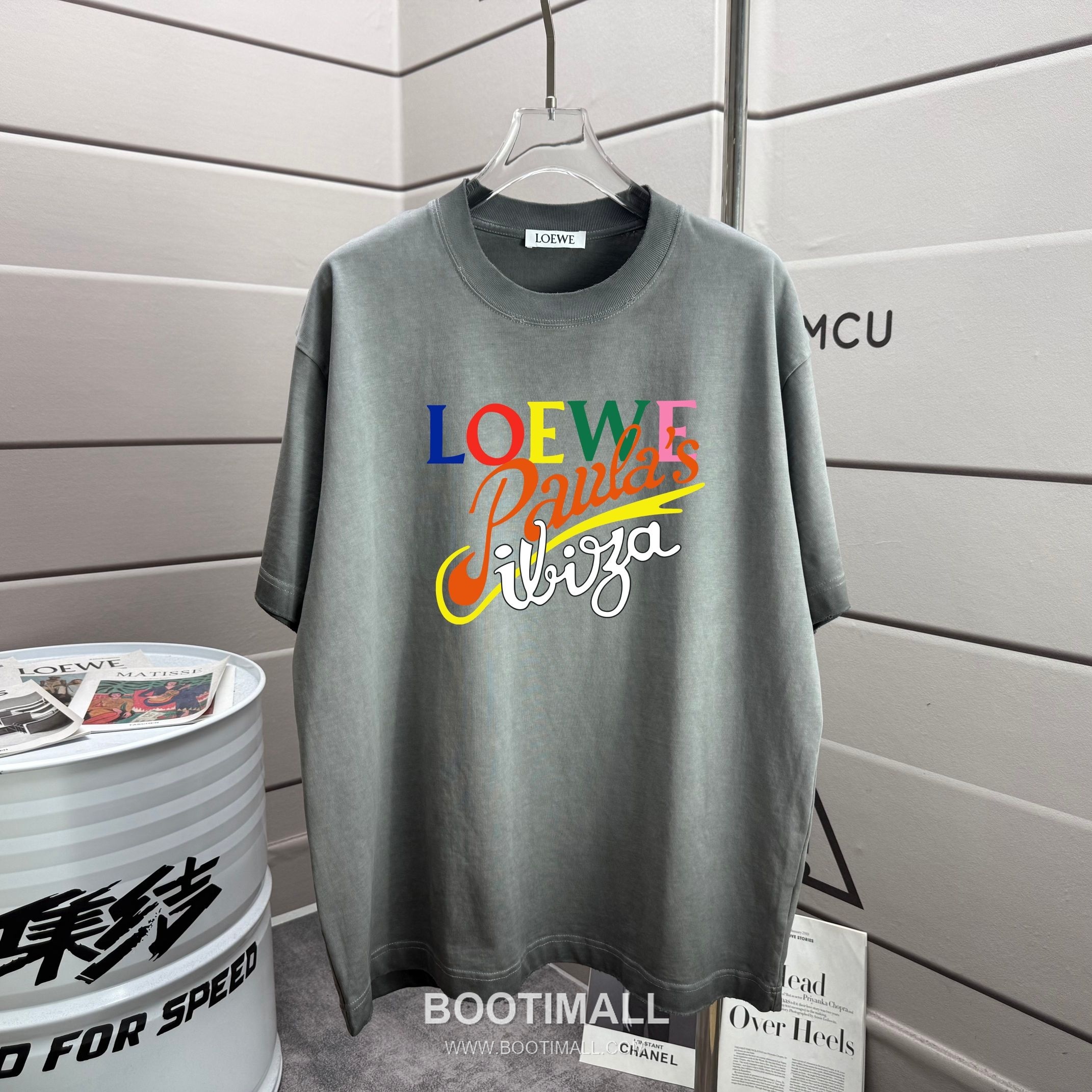 Loewe 2026 S/S Cotton Distressed Washed T-Shirt 로에베 2026SS 코튼 디스트로이드 워싱 티셔츠 1
