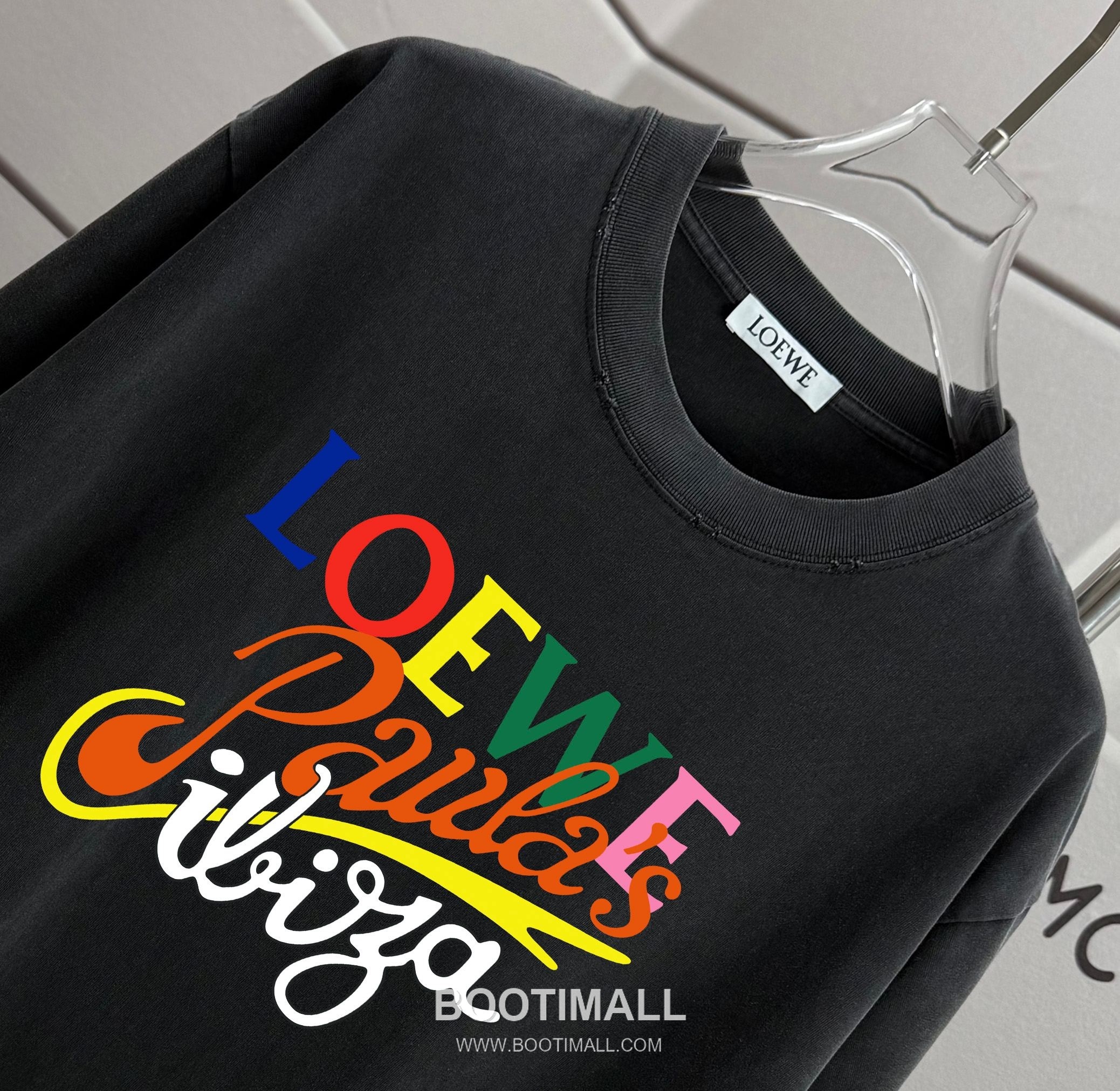 Loewe 2026 S/S Cotton Distressed Washed T-Shirt 로에베 2026SS 코튼 디스트로이드 워싱 티셔츠 3