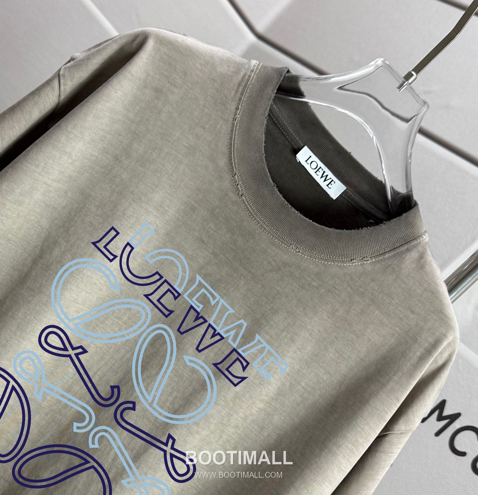 Loewe 2026 S/S Cotton Distressed Washed T-Shirt 로에베 2026SS 코튼 디스트로이드 워싱 티셔츠 3