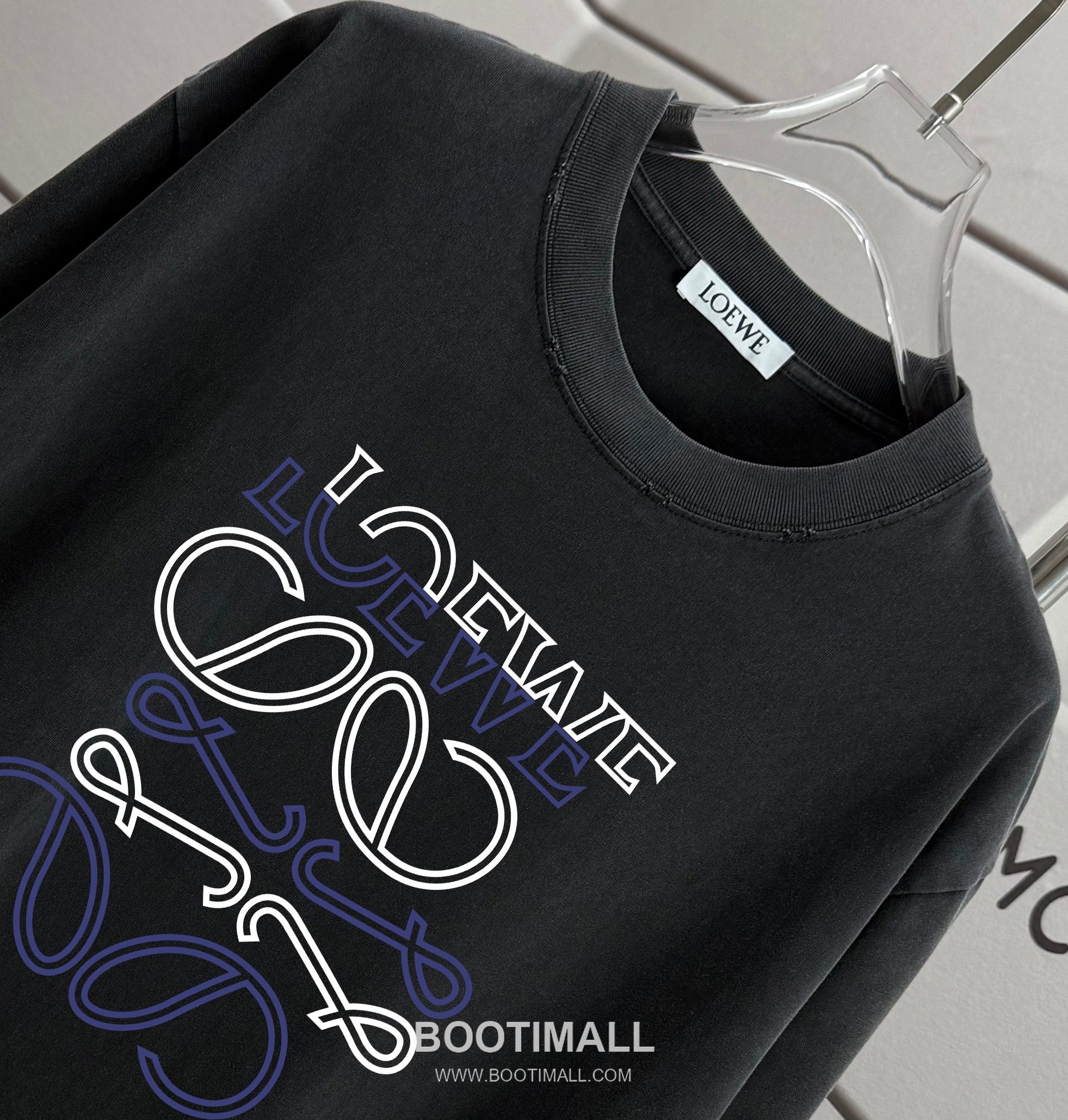 Loewe 2026 S/S Cotton Distressed Washed T-Shirt 로에베 2026SS 코튼 디스트로이드 워싱 티셔츠 3