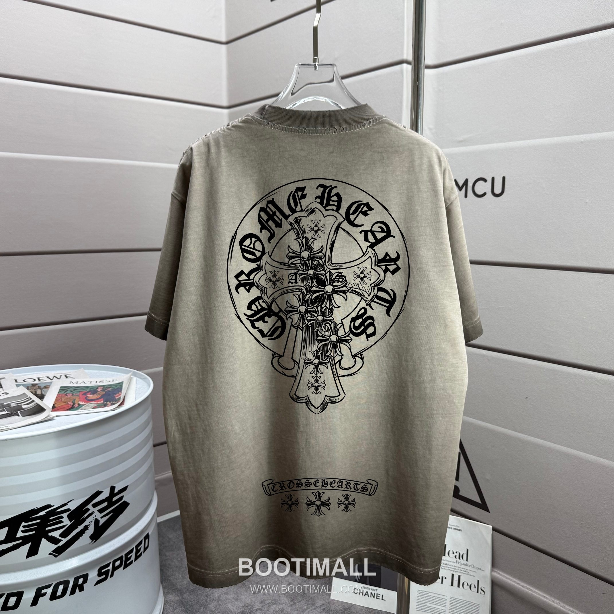 Chrome Hearts 2026 S/S Cotton Distressed Washed T-Shirt 크롬하츠 2026SS 코튼 디스트로이드 워싱 티셔츠 1