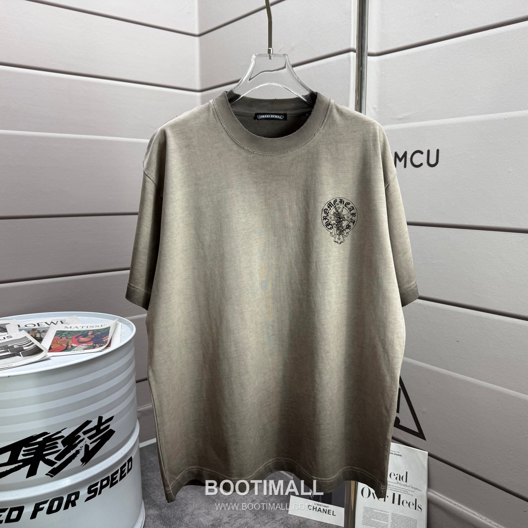 Chrome Hearts 2026 S/S Cotton Distressed Washed T-Shirt 크롬하츠 2026SS 코튼 디스트로이드 워싱 티셔츠 2