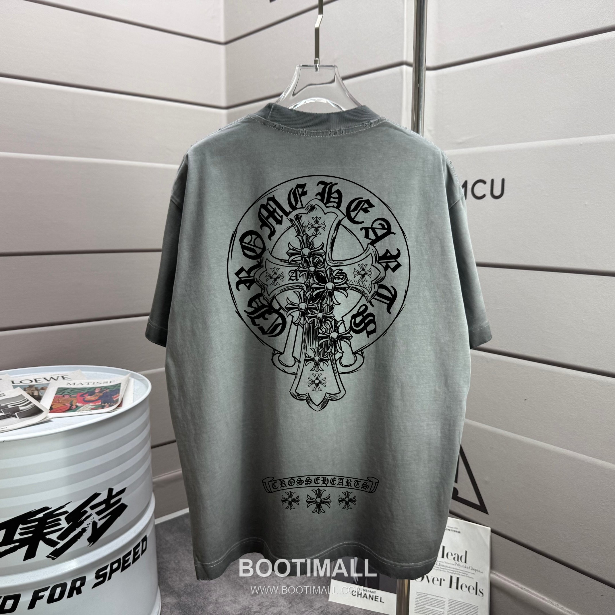 Chrome Hearts 2026 S/S Cotton Distressed Washed T-Shirt 크롬하츠 2026SS 코튼 디스트로이드 워싱 티셔츠 1