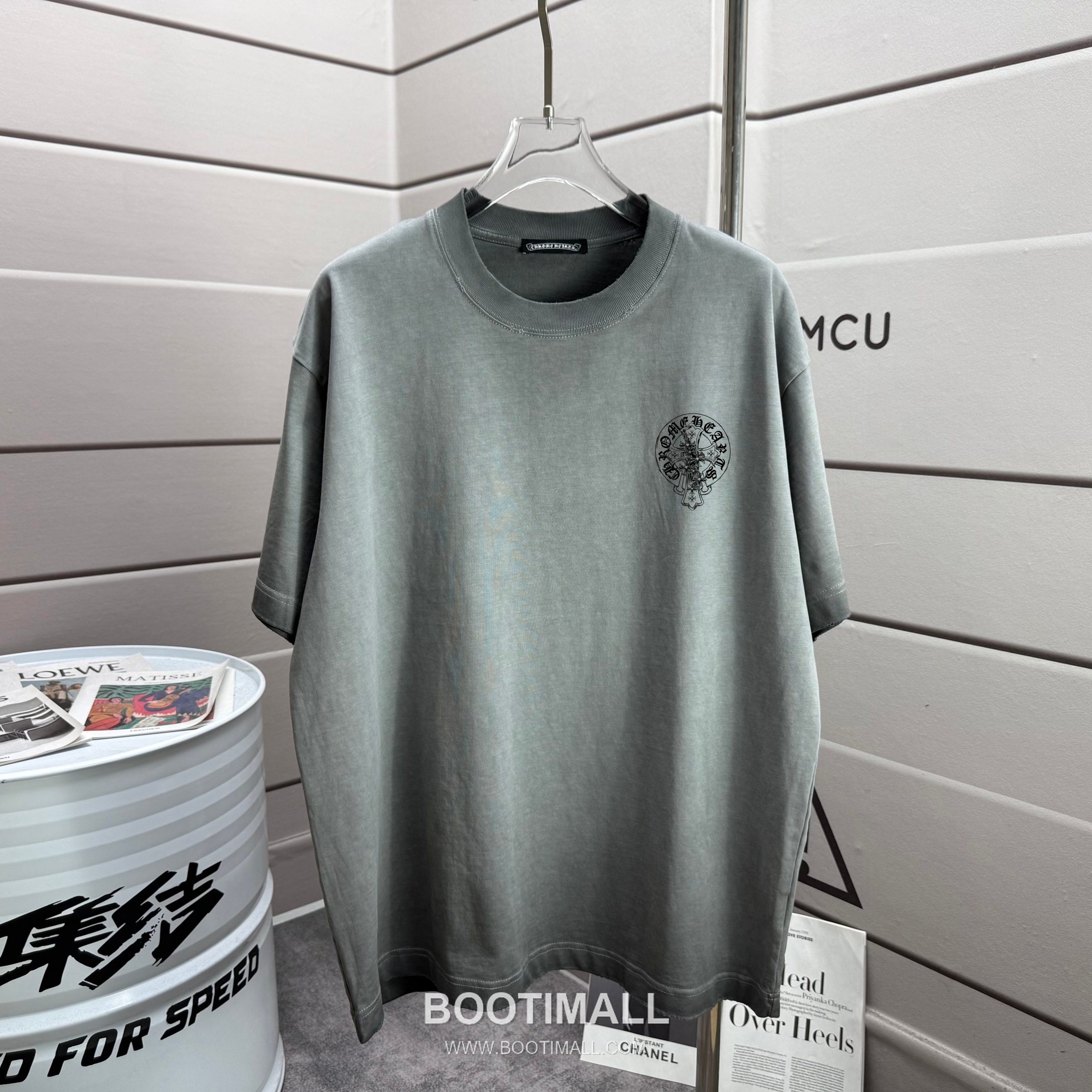 Chrome Hearts 2026 S/S Cotton Distressed Washed T-Shirt 크롬하츠 2026SS 코튼 디스트로이드 워싱 티셔츠 2