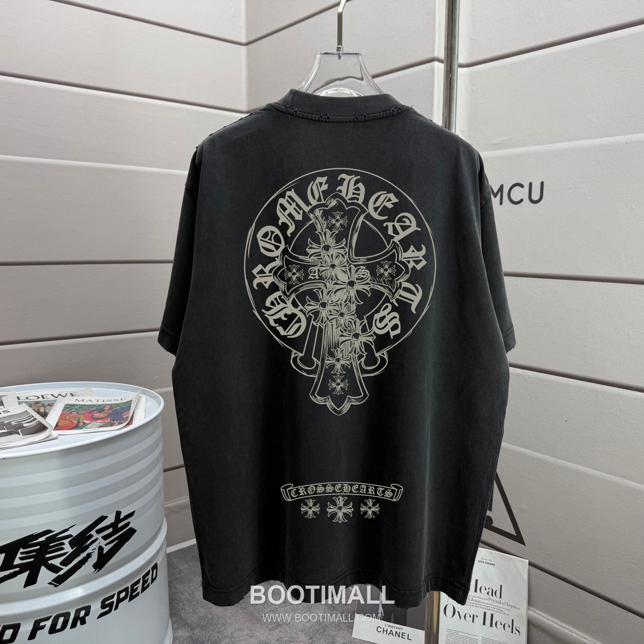 Chrome Hearts 2026 S/S Cotton Distressed Washed T-Shirt 크롬하츠 2026SS 코튼 디스트로이드 워싱 티셔츠 1