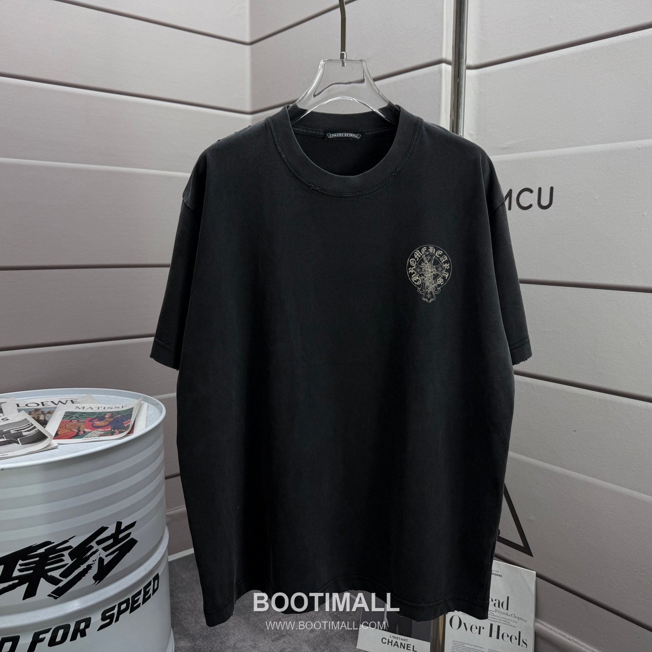 Chrome Hearts 2026 S/S Cotton Distressed Washed T-Shirt 크롬하츠 2026SS 코튼 디스트로이드 워싱 티셔츠 2