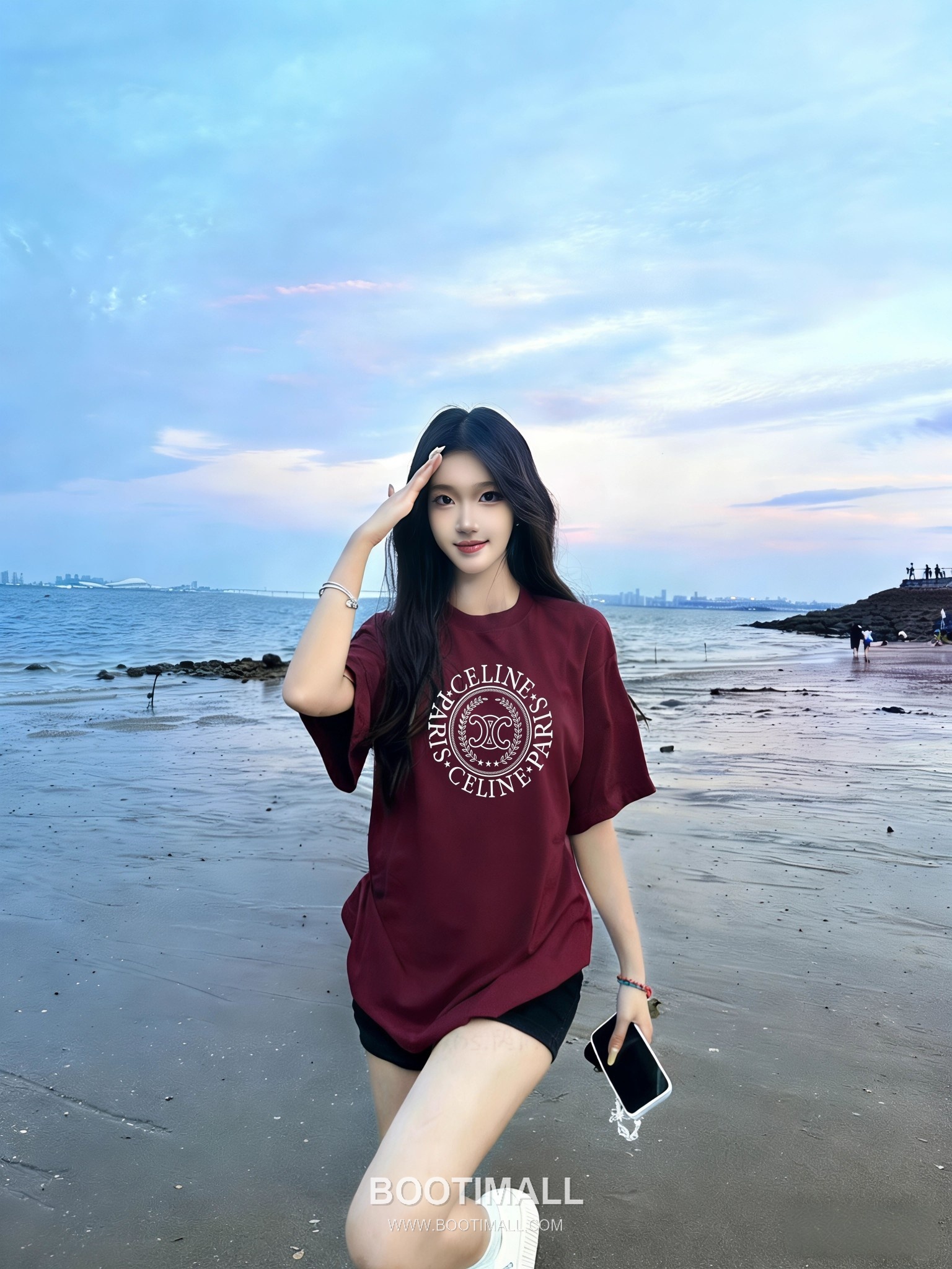 Celine 2026 S/S Cotton Letter Logo Print T-Shirt 셀린느 2026SS 코튼 레터 로고 프린트 티셔츠 1