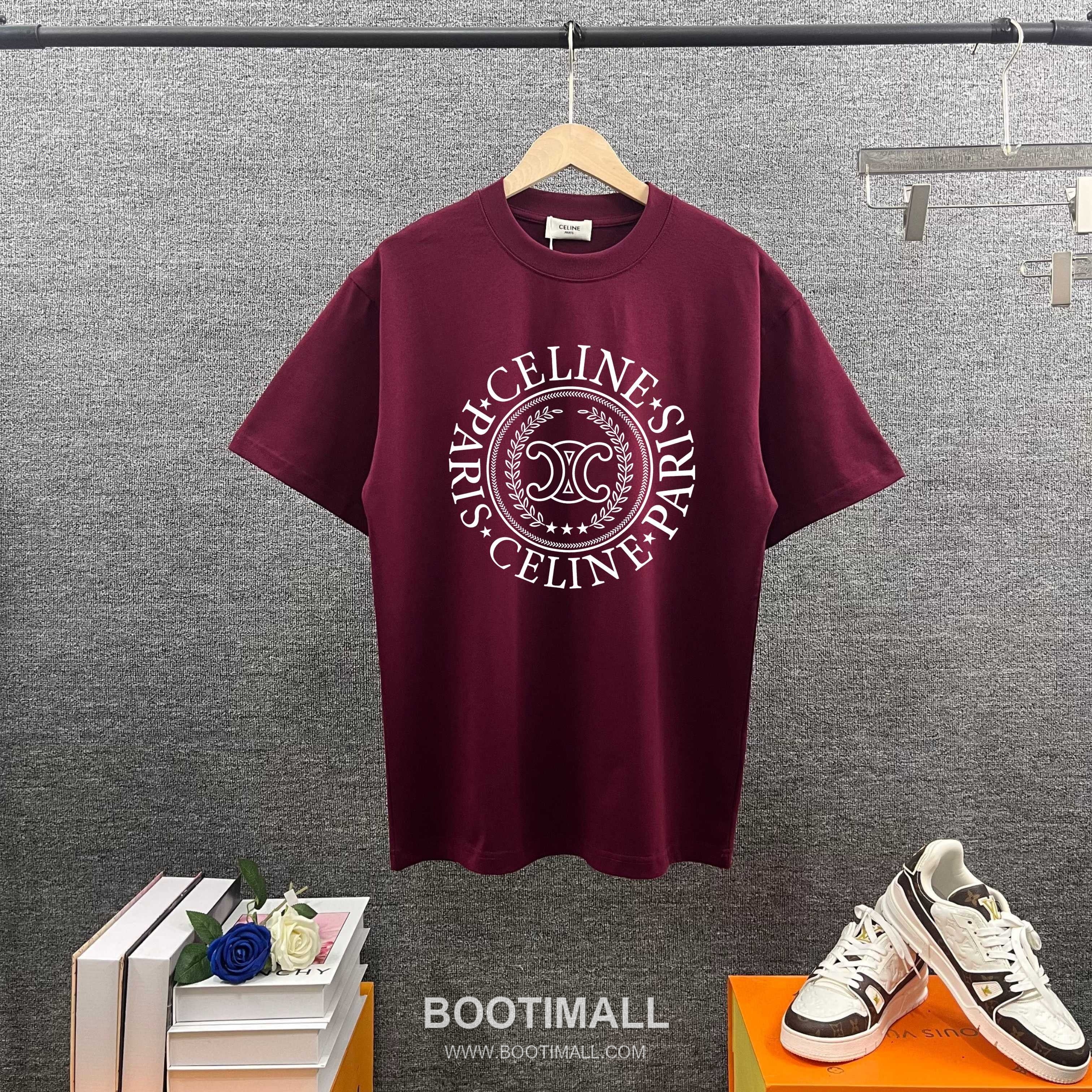 Celine 2026 S/S Cotton Letter Logo Print T-Shirt 셀린느 2026SS 코튼 레터 로고 프린트 티셔츠 7