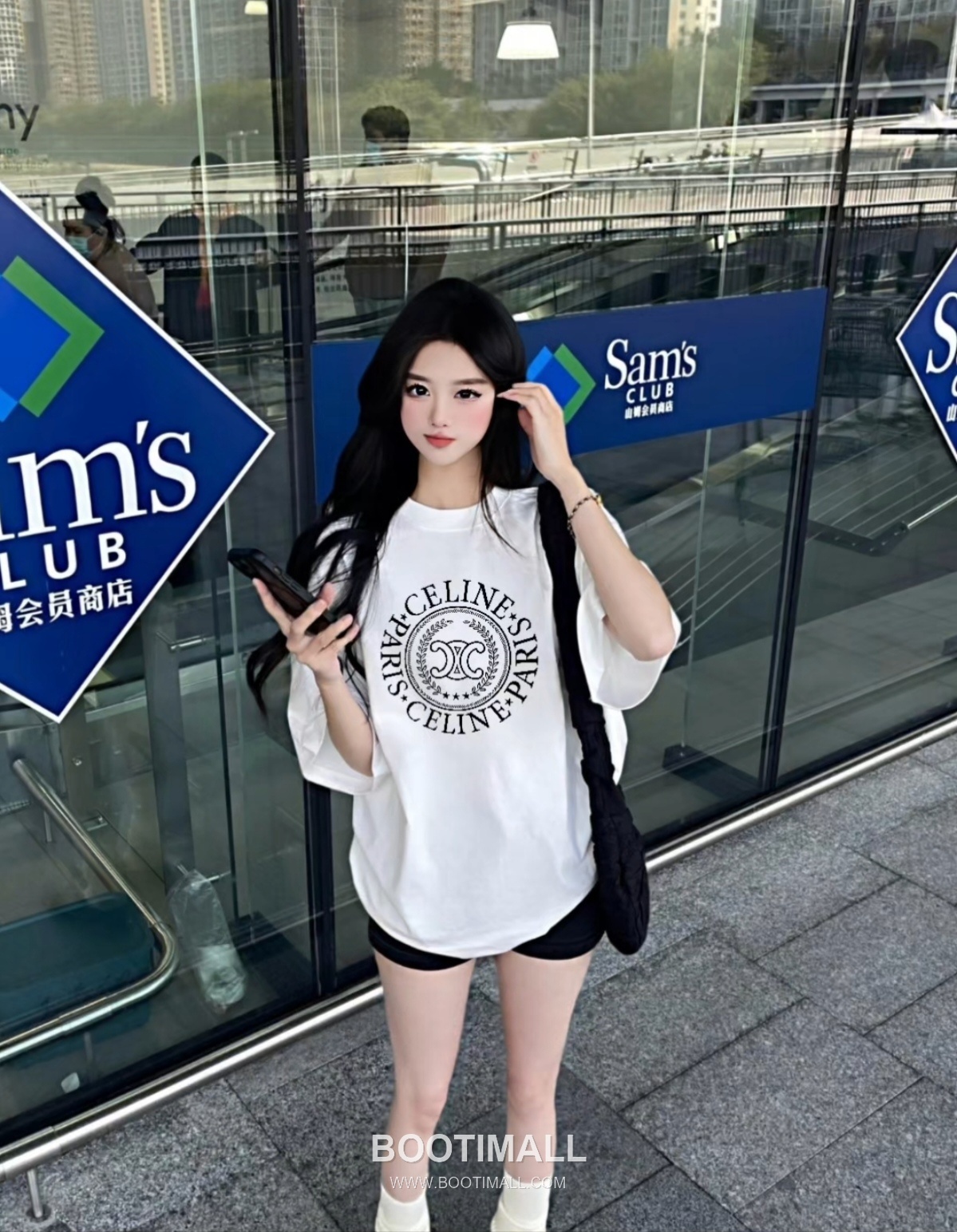 Celine 2026 S/S Cotton Letter Logo Print T-Shirt 셀린느 2026SS 코튼 레터 로고 프린트 티셔츠 2