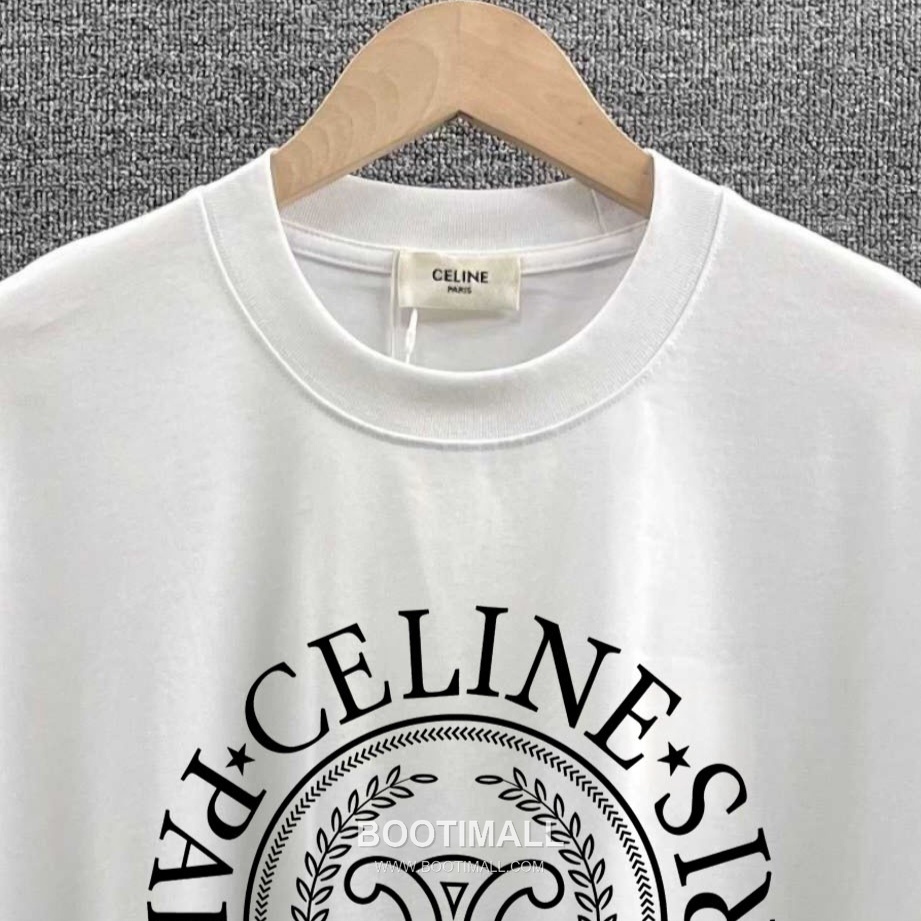 Celine 2026 S/S Cotton Letter Logo Print T-Shirt 셀린느 2026SS 코튼 레터 로고 프린트 티셔츠 6