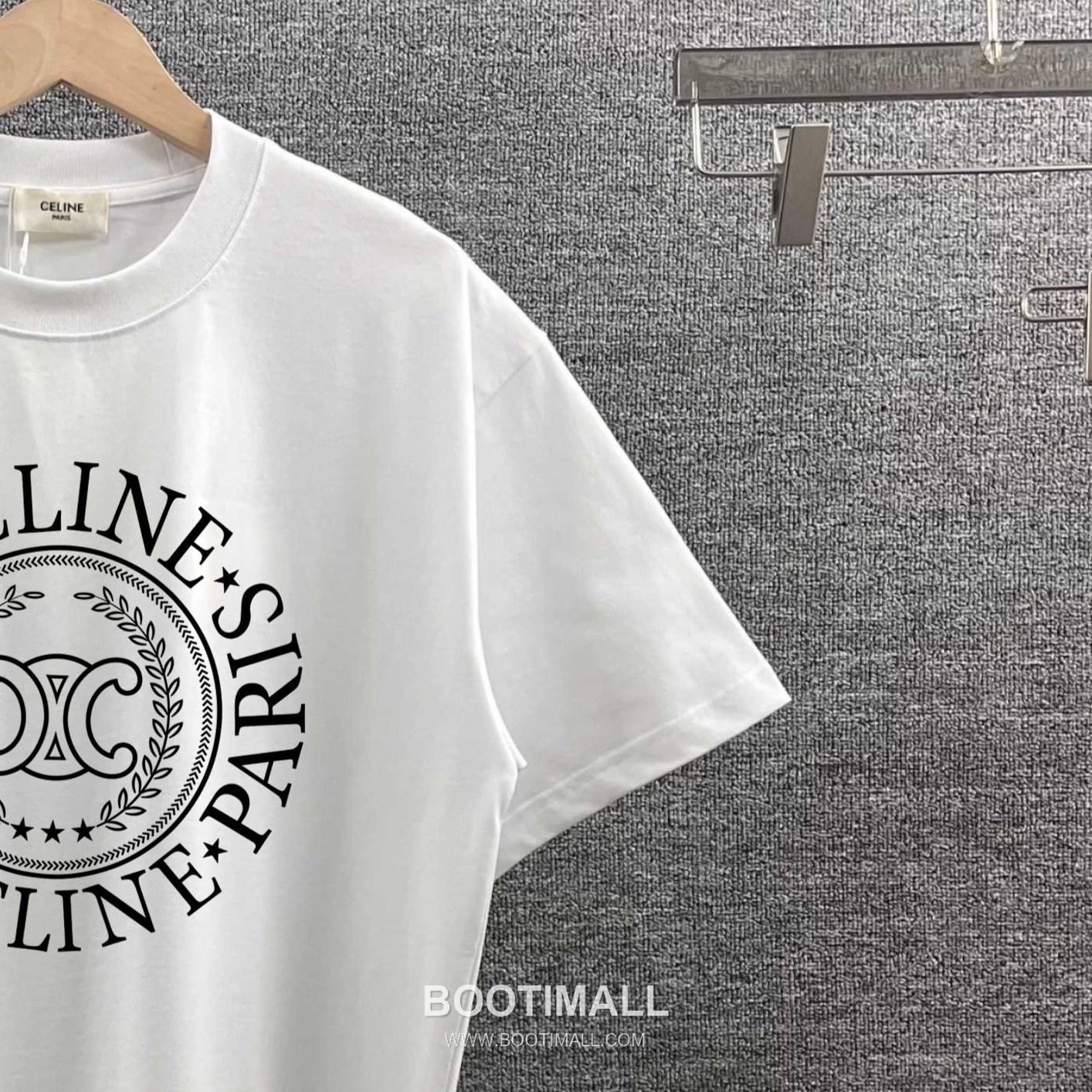 Celine 2026 S/S Cotton Letter Logo Print T-Shirt 셀린느 2026SS 코튼 레터 로고 프린트 티셔츠 7