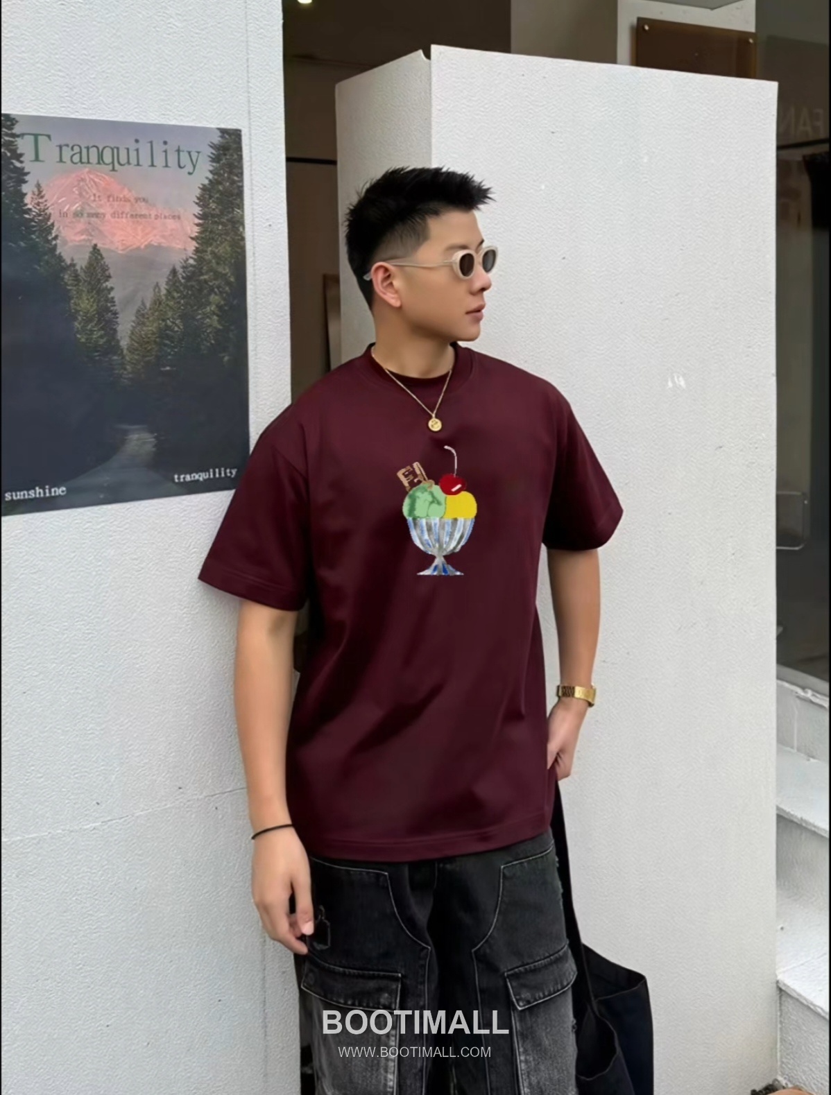 Fendi 2026 S/S Cotton Ice Cream Logo Print T-Shirt 펜디 2026SS 코튼 아이스크림 로고 프린트 티셔츠 2