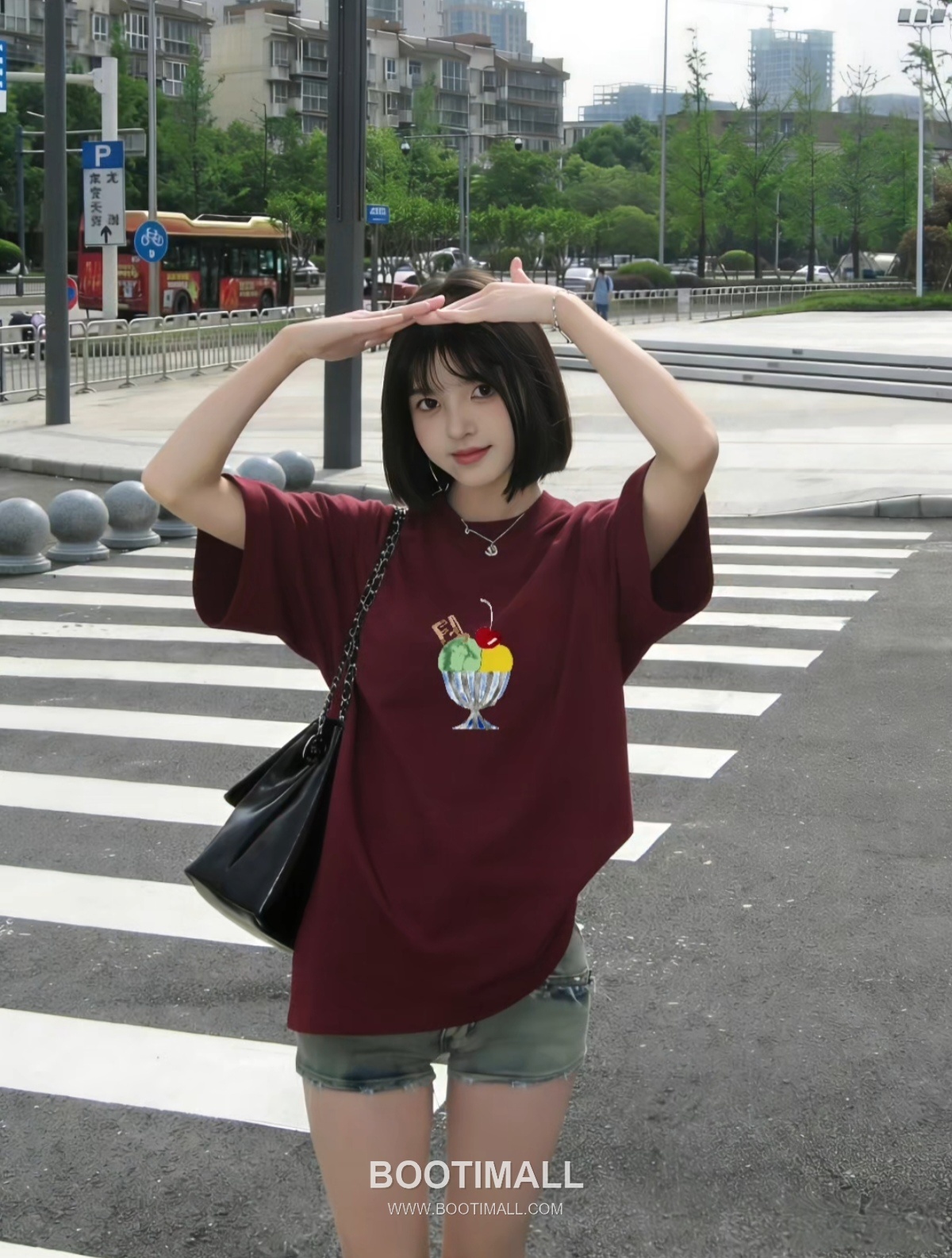 Fendi 2026 S/S Cotton Ice Cream Logo Print T-Shirt 펜디 2026SS 코튼 아이스크림 로고 프린트 티셔츠 3