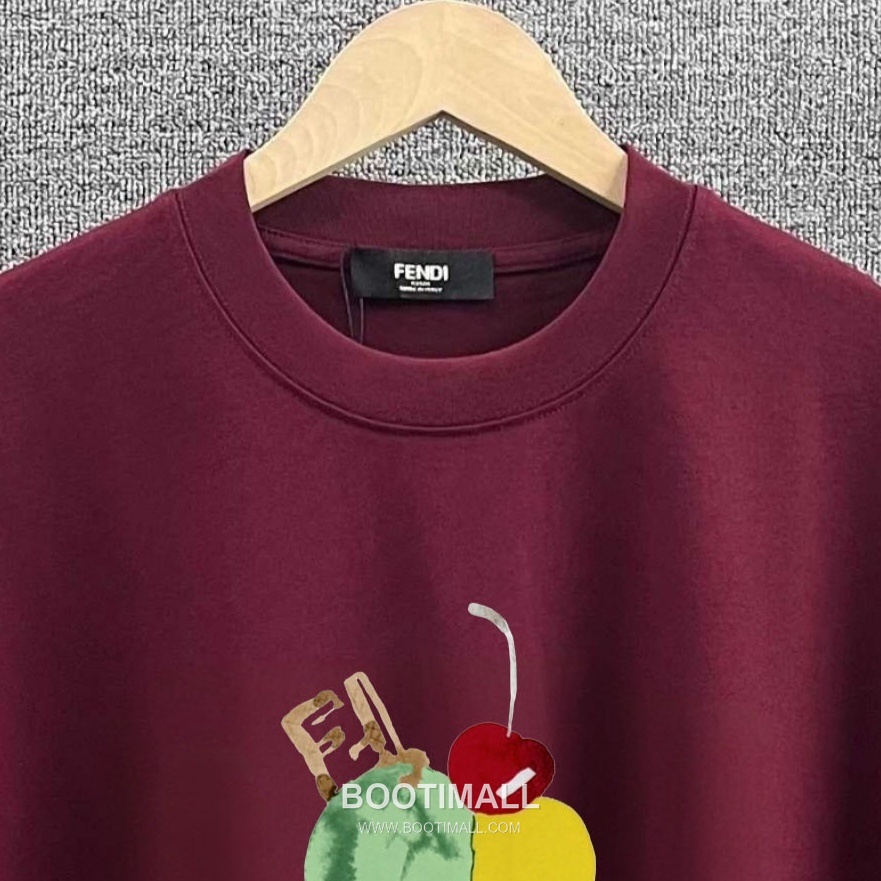 Fendi 2026 S/S Cotton Ice Cream Logo Print T-Shirt 펜디 2026SS 코튼 아이스크림 로고 프린트 티셔츠 9
