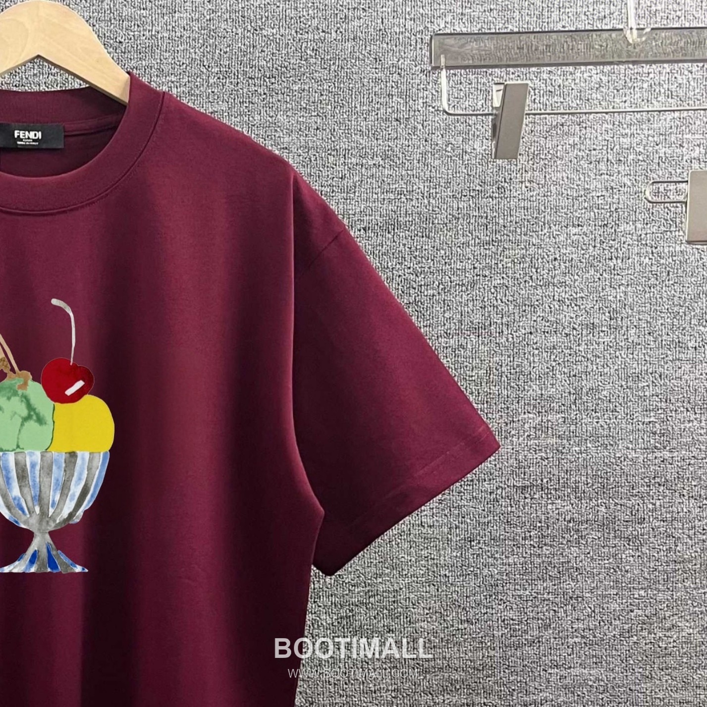 Fendi 2026 S/S Cotton Ice Cream Logo Print T-Shirt 펜디 2026SS 코튼 아이스크림 로고 프린트 티셔츠 10