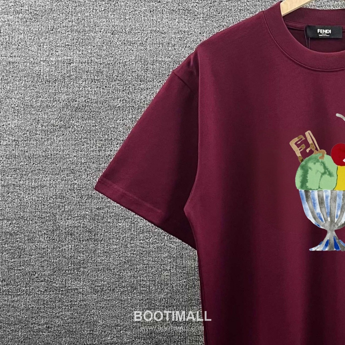 Fendi 2026 S/S Cotton Ice Cream Logo Print T-Shirt 펜디 2026SS 코튼 아이스크림 로고 프린트 티셔츠 11