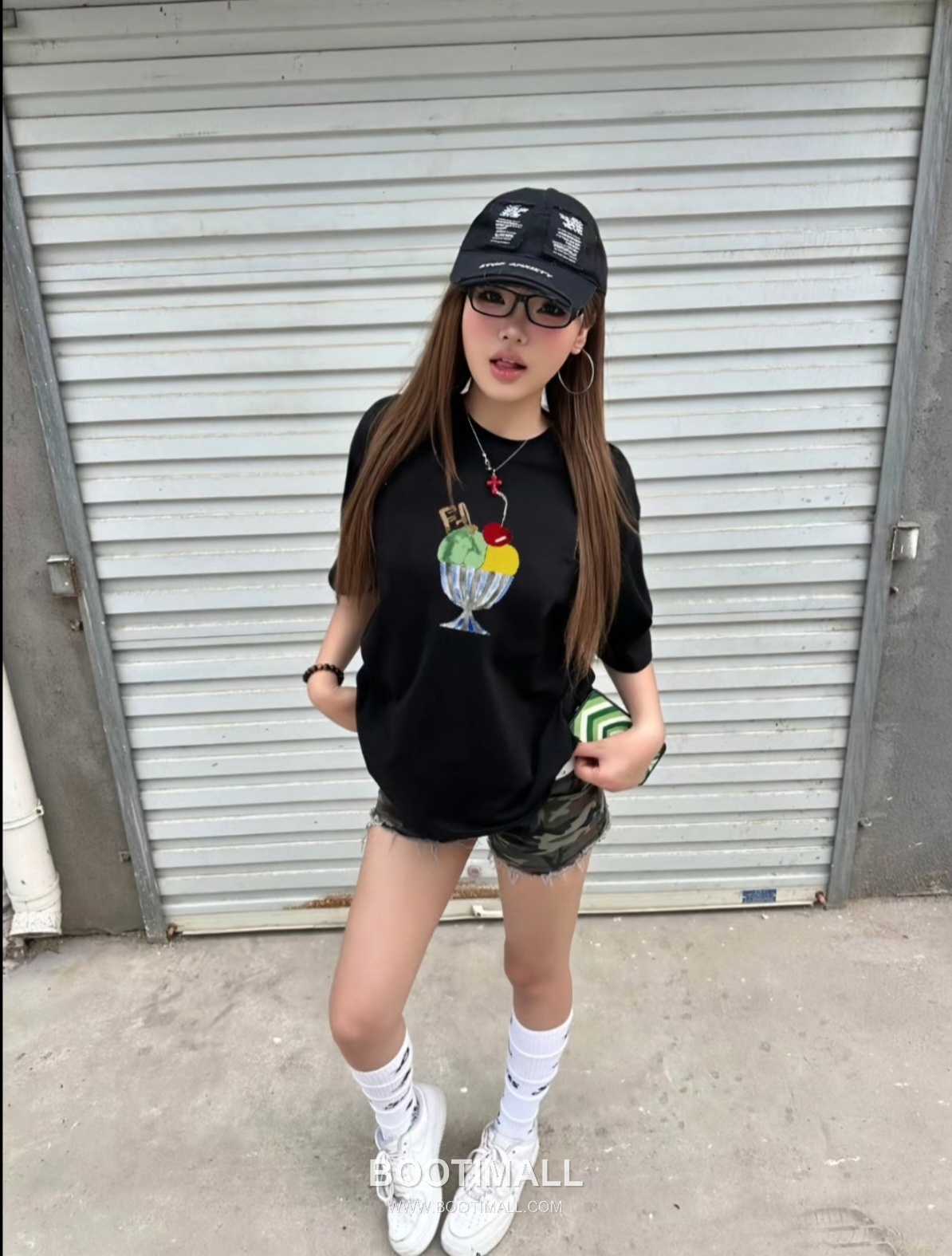 Fendi 2026 S/S Cotton Ice Cream Logo Print T-Shirt 펜디 2026SS 코튼 아이스크림 로고 프린트 티셔츠 4