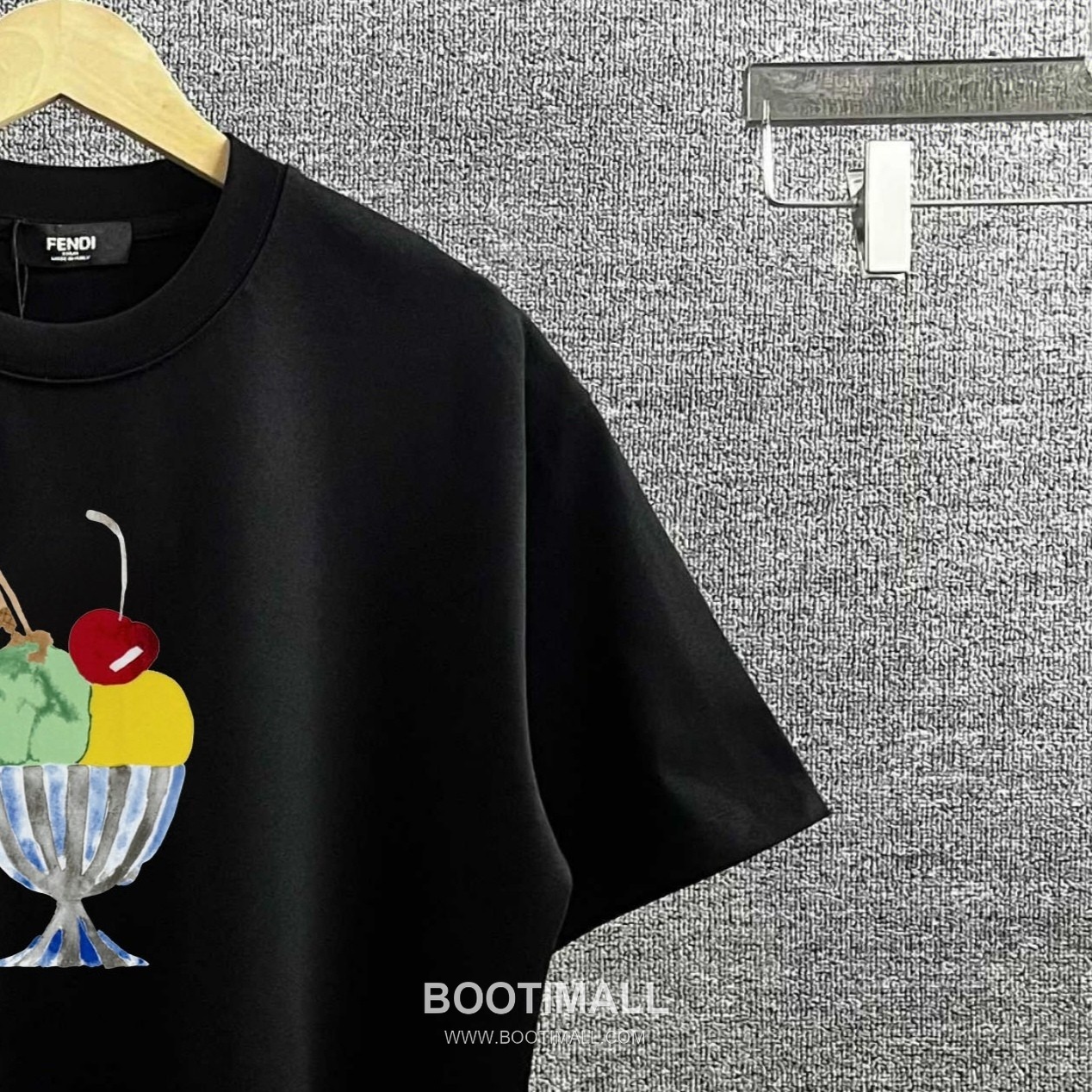 Fendi 2026 S/S Cotton Ice Cream Logo Print T-Shirt 펜디 2026SS 코튼 아이스크림 로고 프린트 티셔츠 7