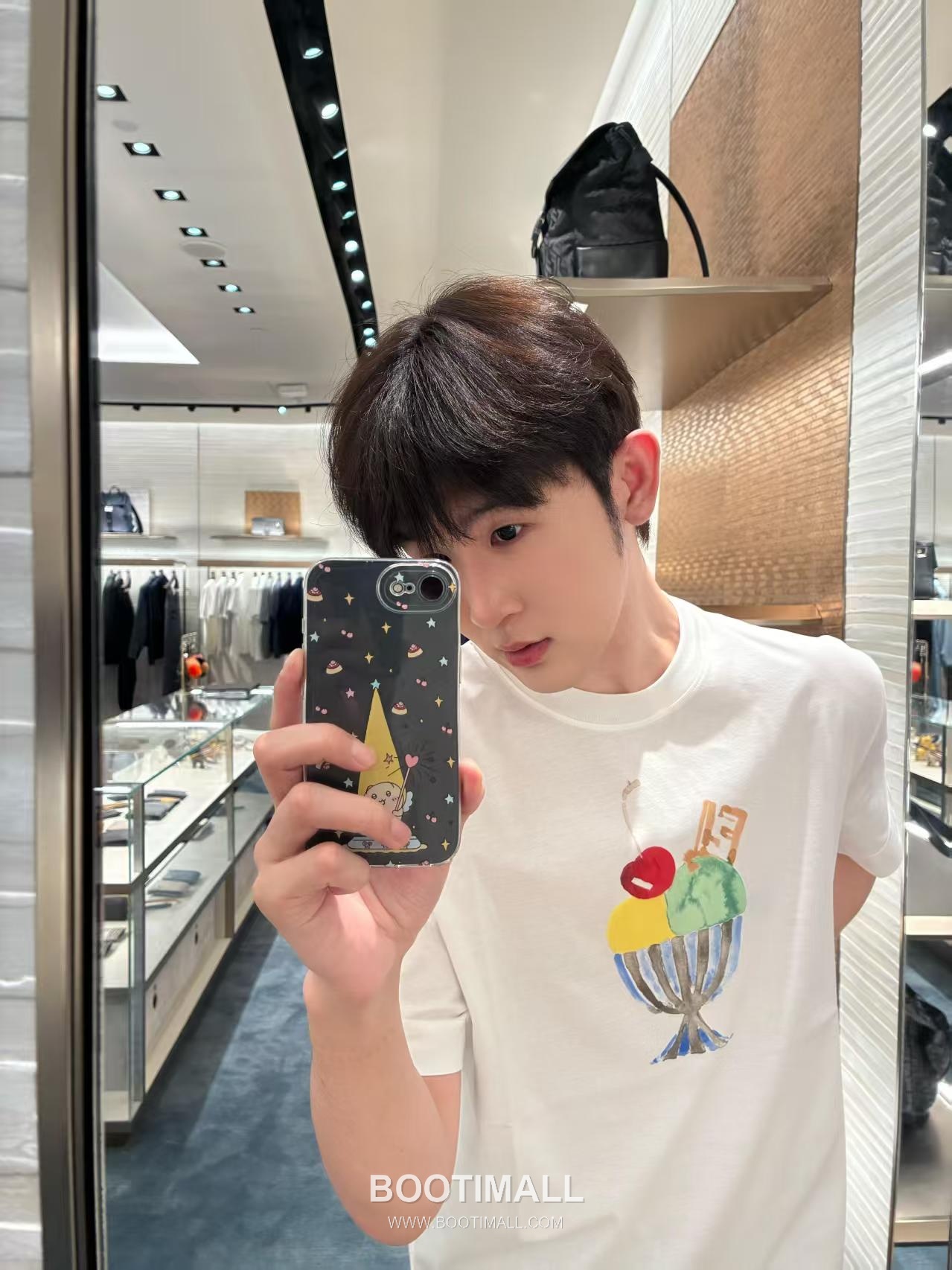 Fendi 2026 S/S Cotton Ice Cream Logo Print T-Shirt 펜디 2026SS 코튼 아이스크림 로고 프린트 티셔츠 2