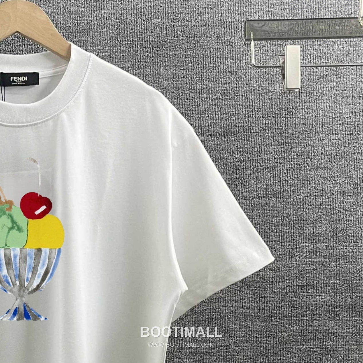 Fendi 2026 S/S Cotton Ice Cream Logo Print T-Shirt 펜디 2026SS 코튼 아이스크림 로고 프린트 티셔츠 11
