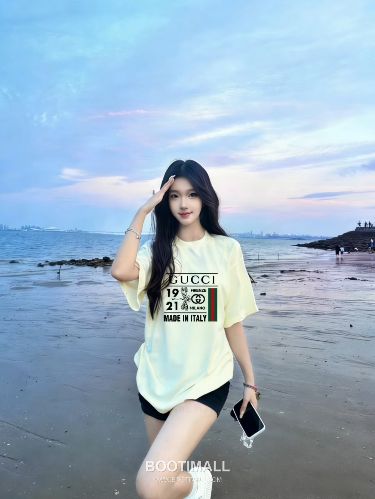 Gucci 2026 S/S Cotton Dragonfly Logo Print T-Shirt 구찌 2026SS 코튼 드래곤플라이 로고 프린트 티셔츠 4