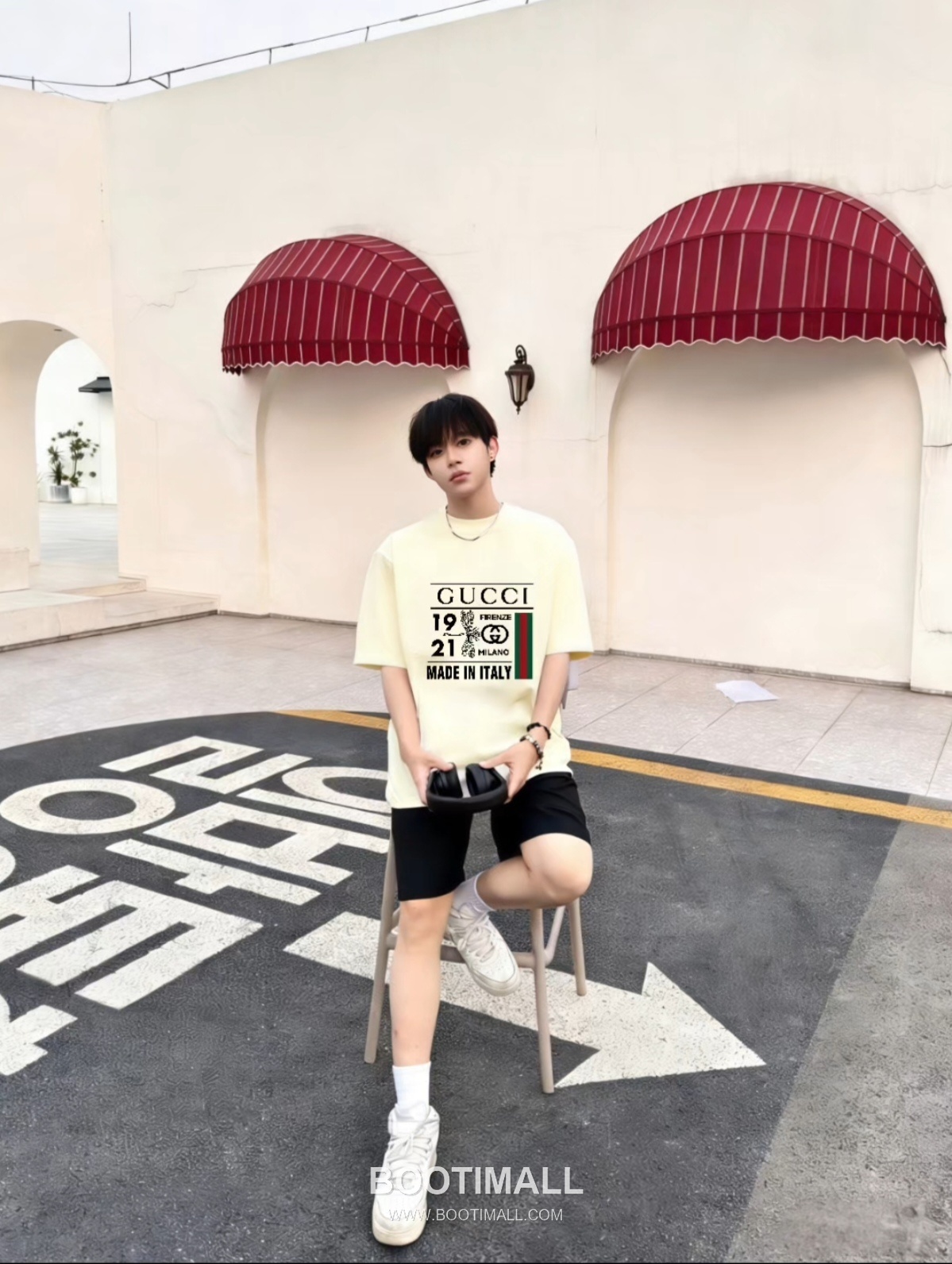 Gucci 2026 S/S Cotton Dragonfly Logo Print T-Shirt 구찌 2026SS 코튼 드래곤플라이 로고 프린트 티셔츠 5