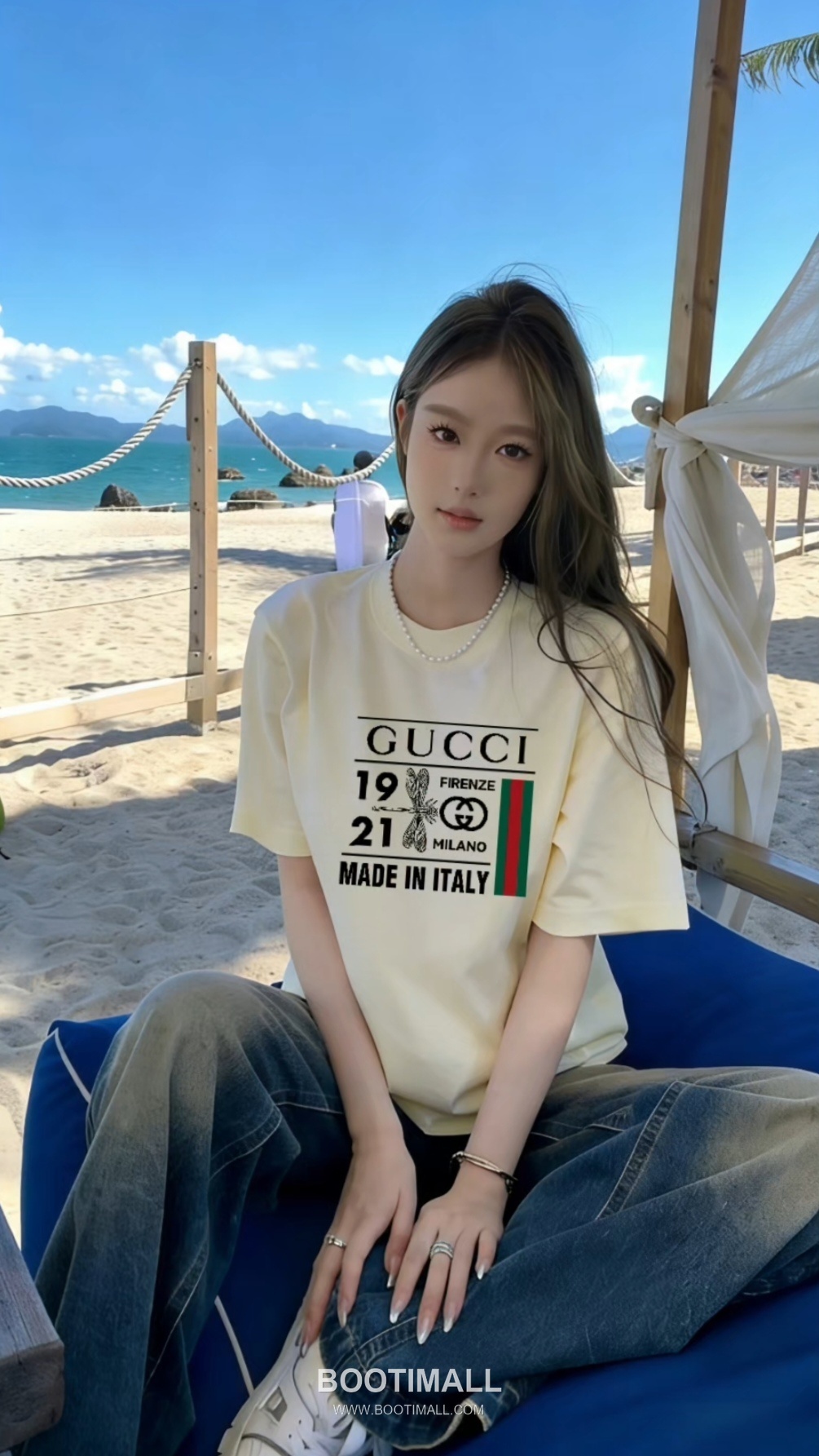 Gucci 2026 S/S Cotton Dragonfly Logo Print T-Shirt 구찌 2026SS 코튼 드래곤플라이 로고 프린트 티셔츠 6