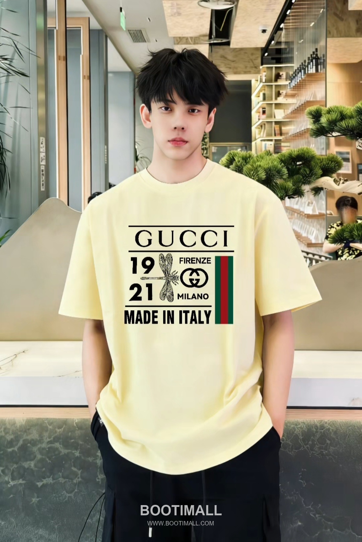 Gucci 2026 S/S Cotton Dragonfly Logo Print T-Shirt 구찌 2026SS 코튼 드래곤플라이 로고 프린트 티셔츠 7